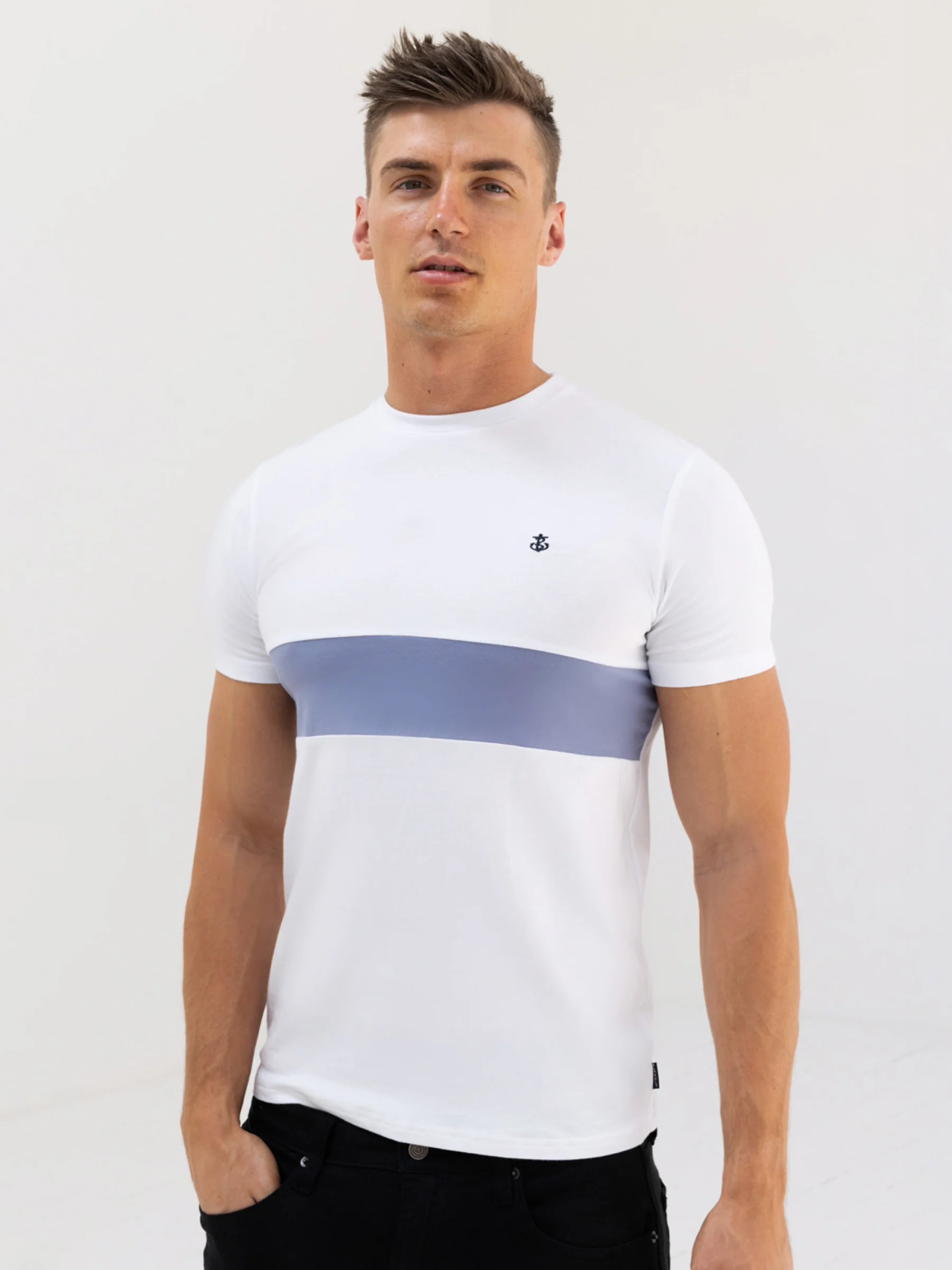 Iowa T-Shirt - White & Blue - Winsoncom