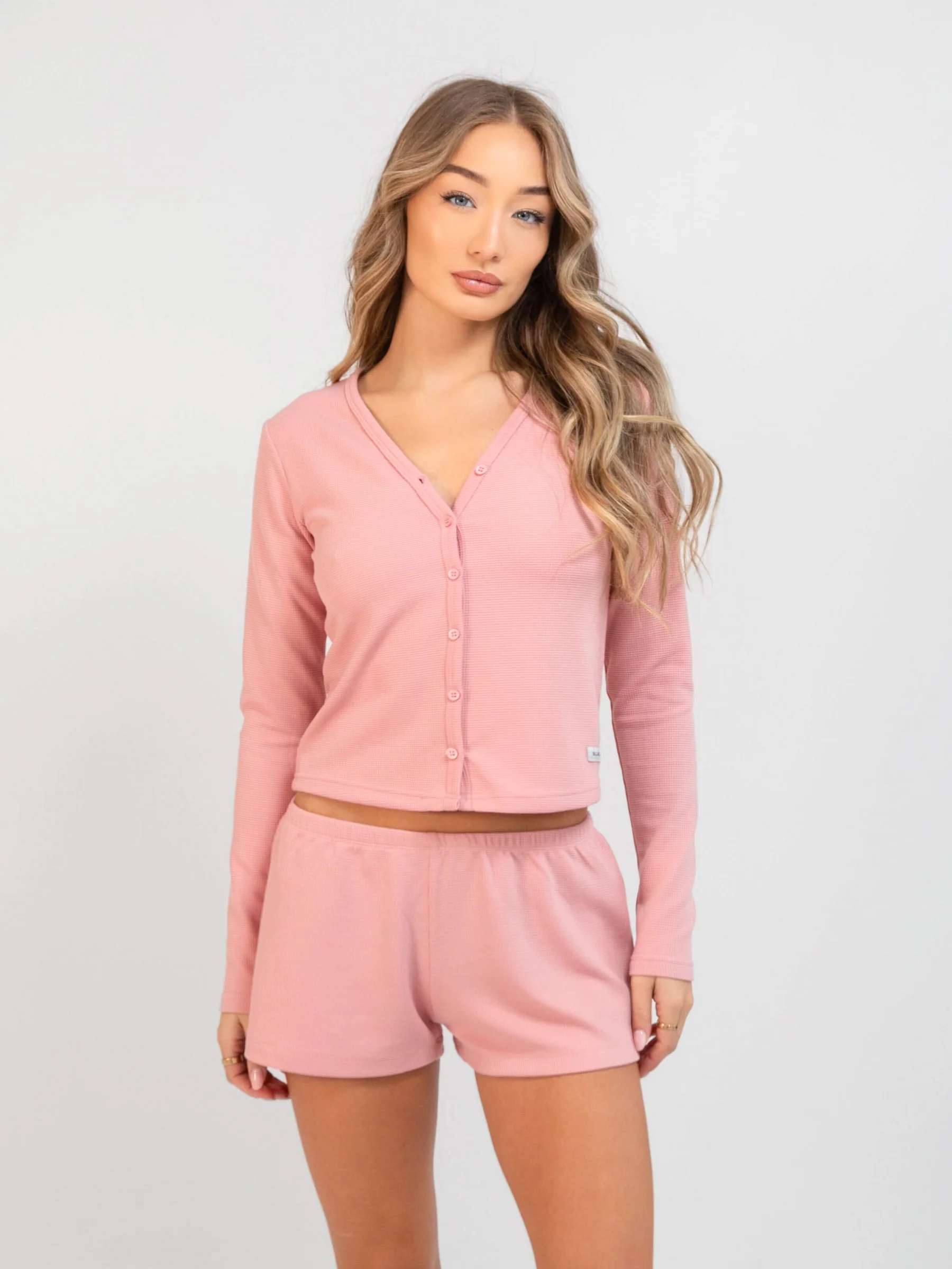 Soft Waffle Shorts - Rose Pink - Winsoncom
