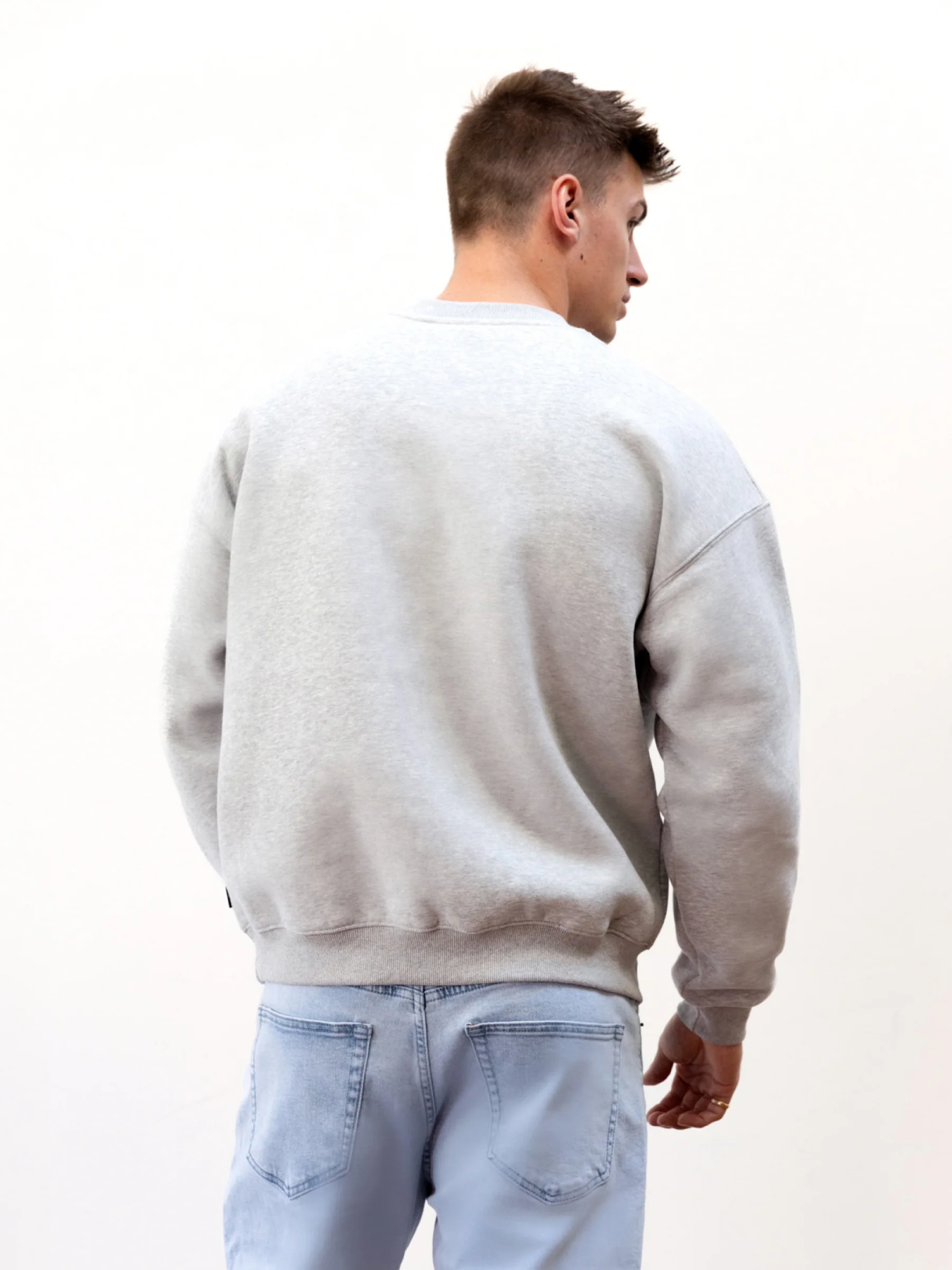 Legacy Relaxed Jumper - Marl Grey - Winsoncom