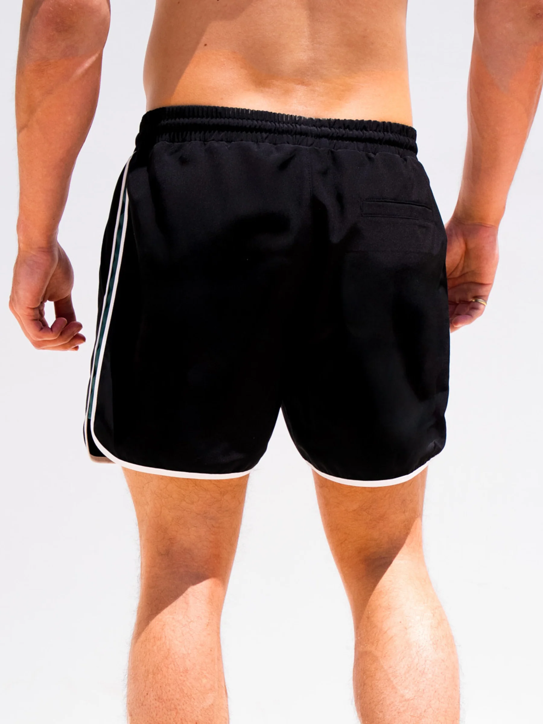 Panel Swim Shorts - Black - Winsoncom