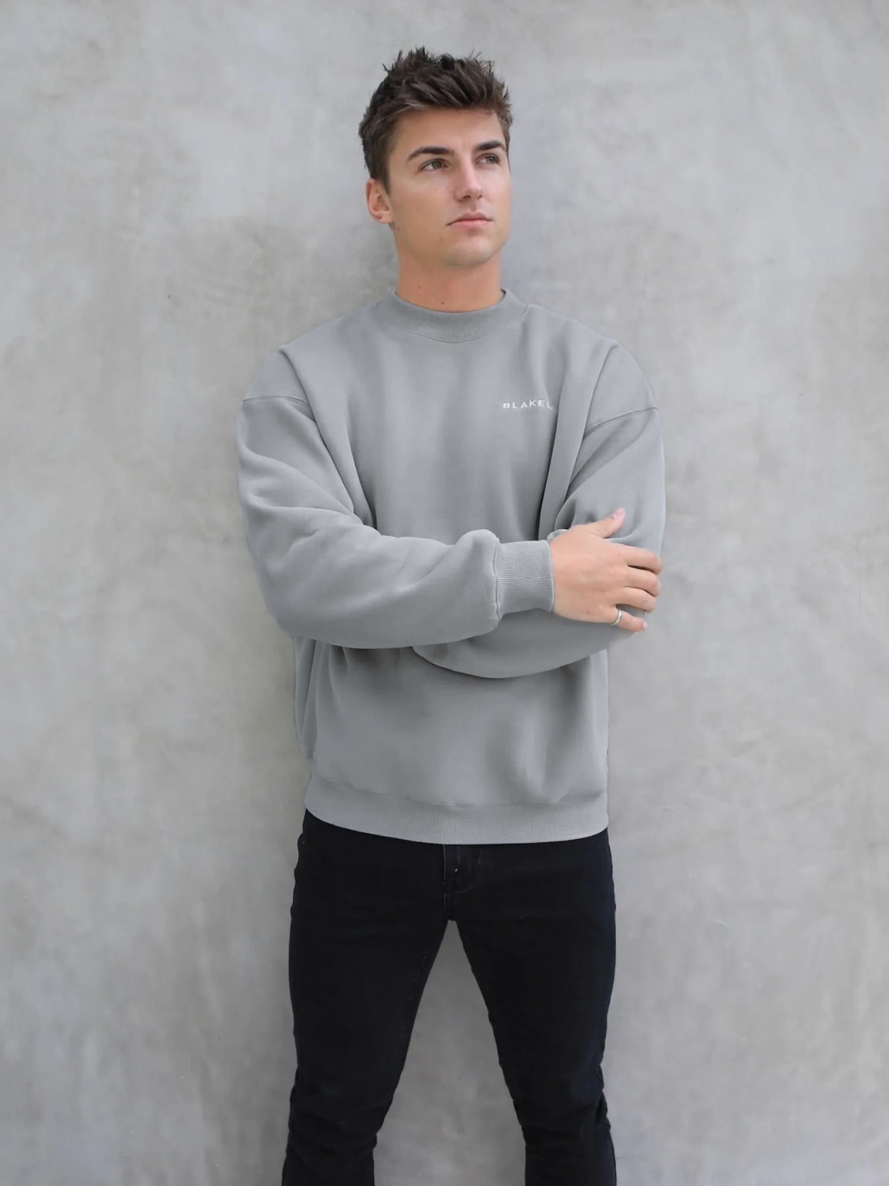 Series Relaxed Jumper - Stone Grey - Winsoncom