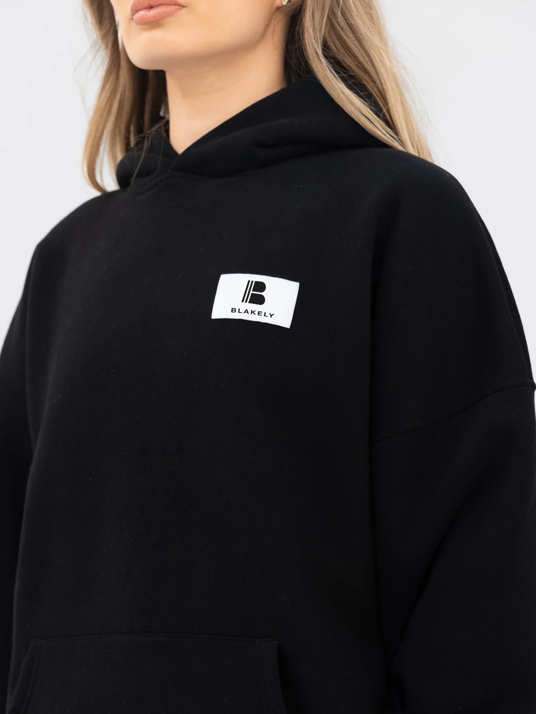 Apex Label Oversized Hoodie - Black - Winsoncom