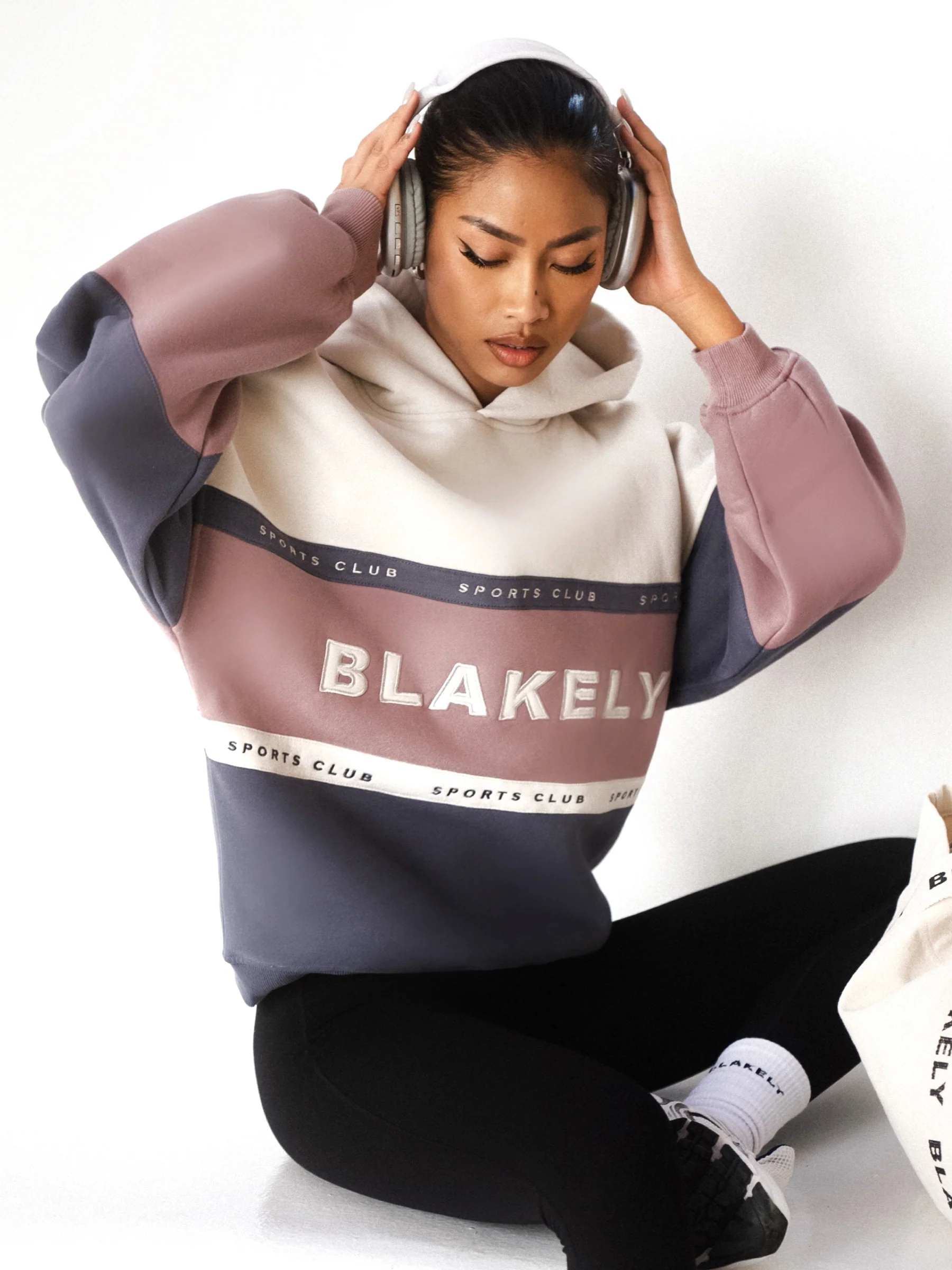 Alpine Hoodie & Leggings Set - Dusty Pink & Black - Winsoncom