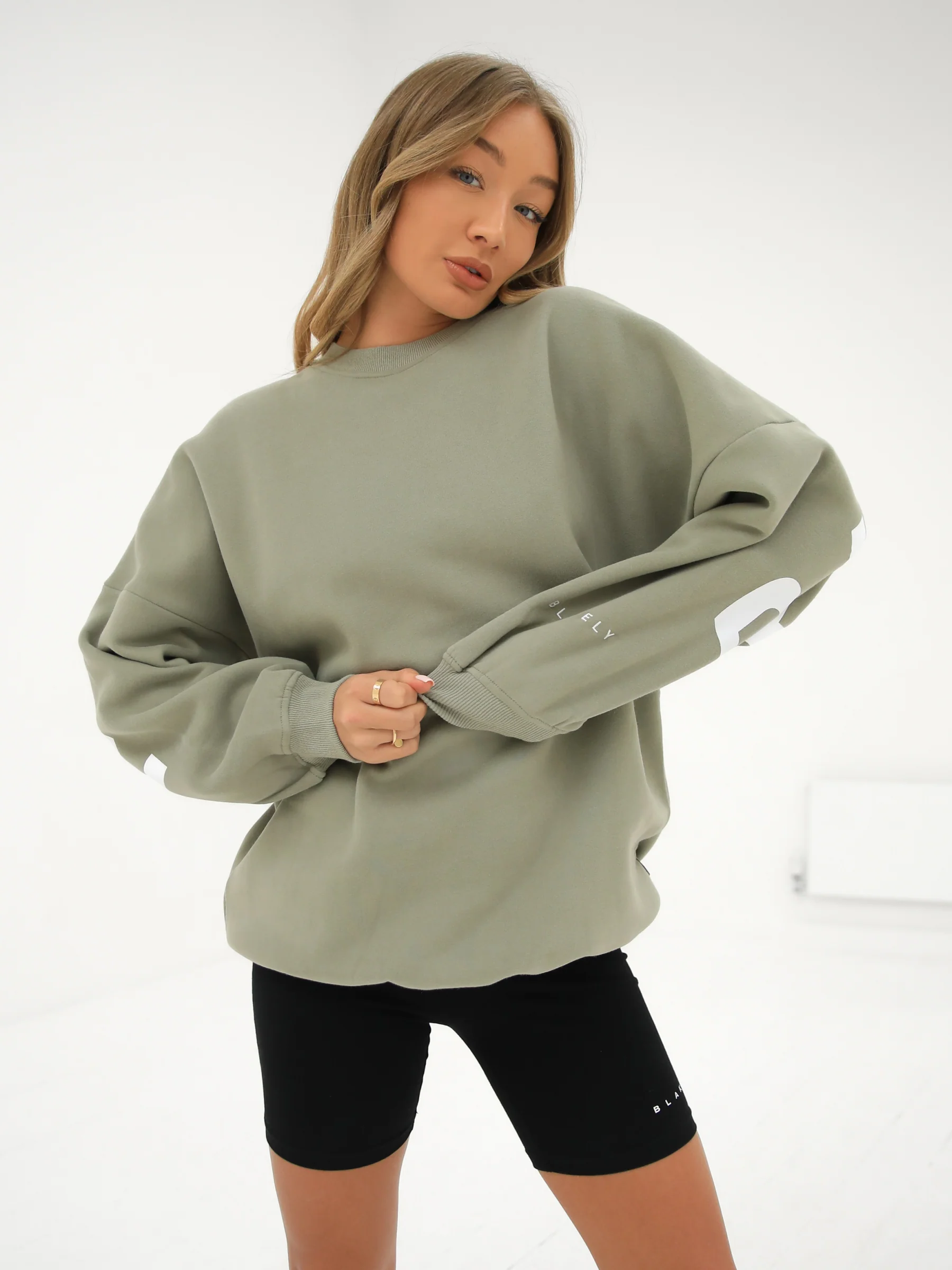 Isabel Oversized Jumper - Olive - Winsoncom