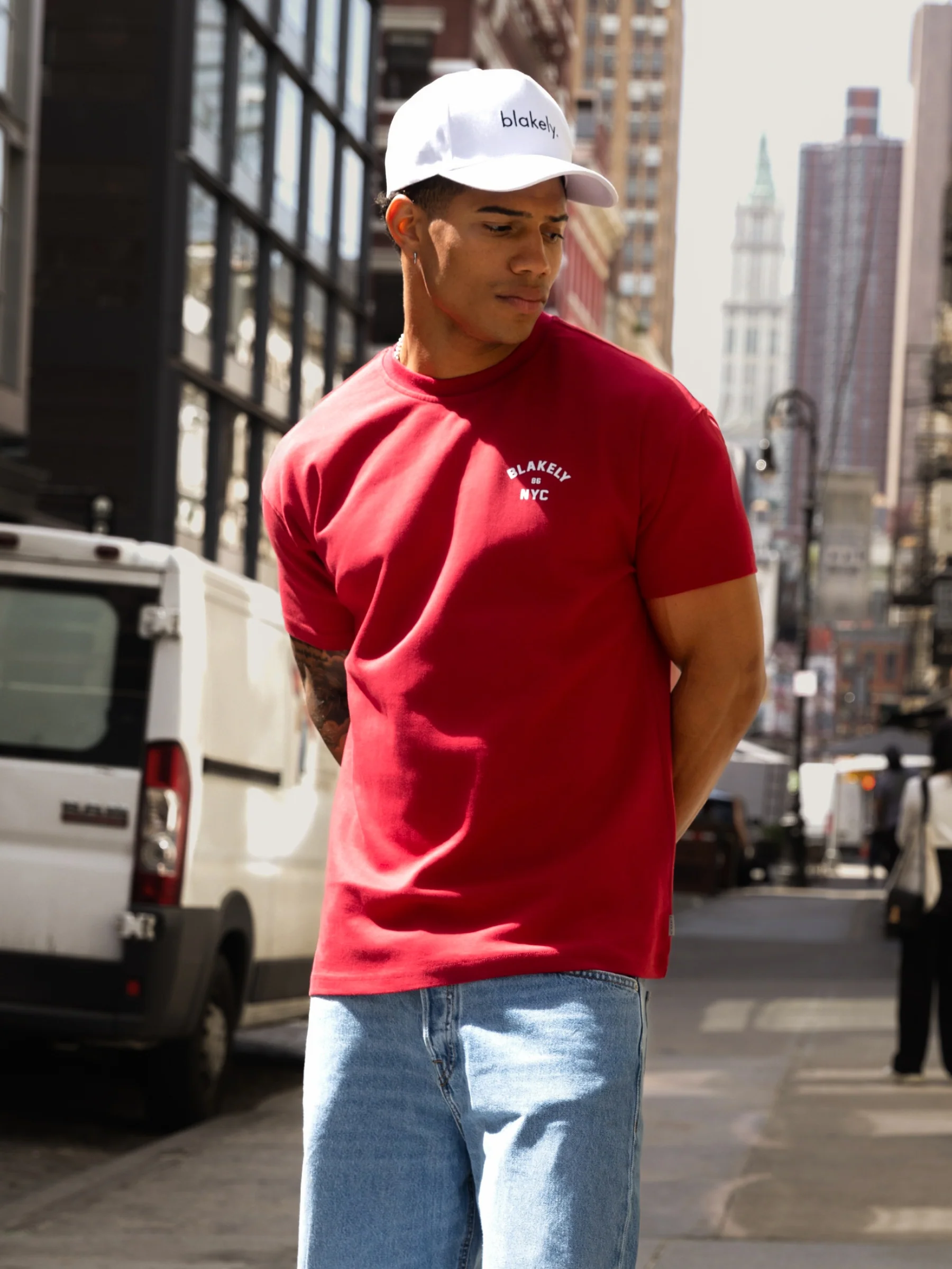 NYC Relaxed T-Shirt - Red - Winsoncom