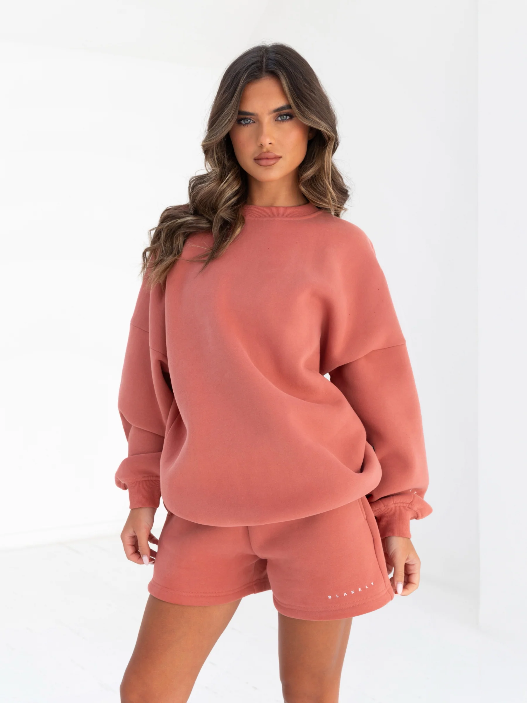 Isabel Oversized Jumper - Burnt Coral - Winsoncom