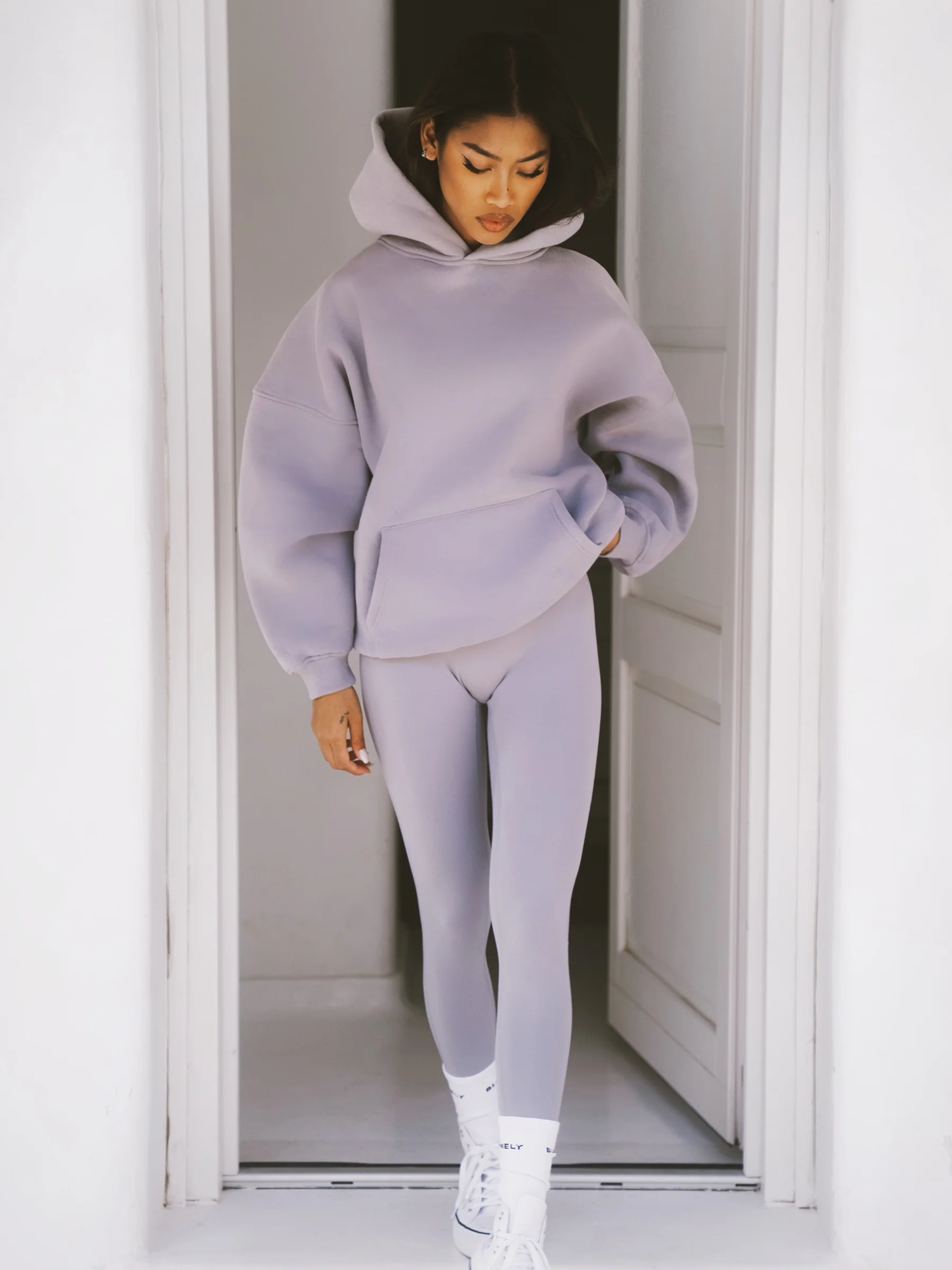 Isabel Hoodie & Leggings Set - Pale Lilac - Winsoncom