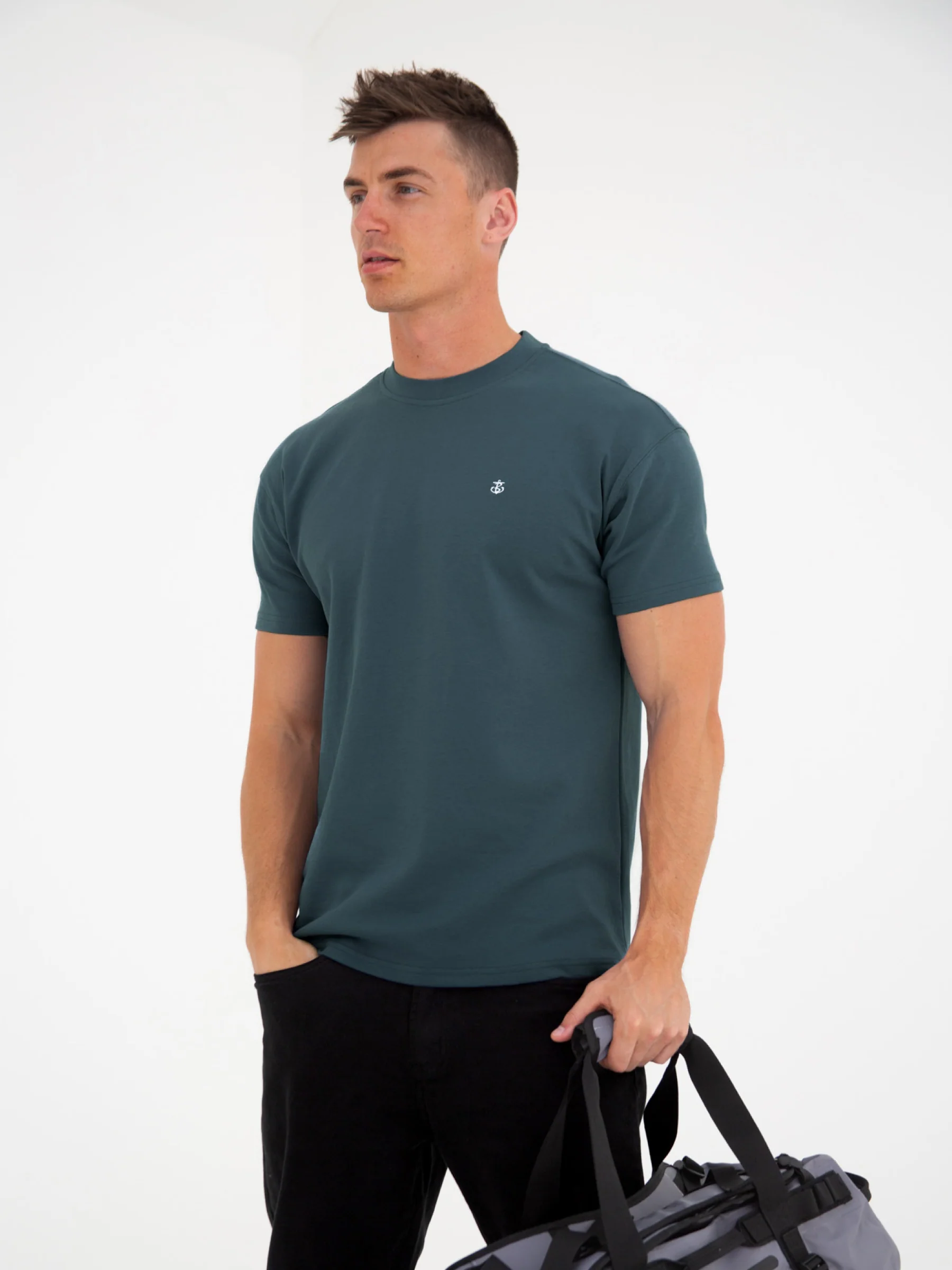 Anchor Relaxed T-Shirt - Teal Green - Winsoncom