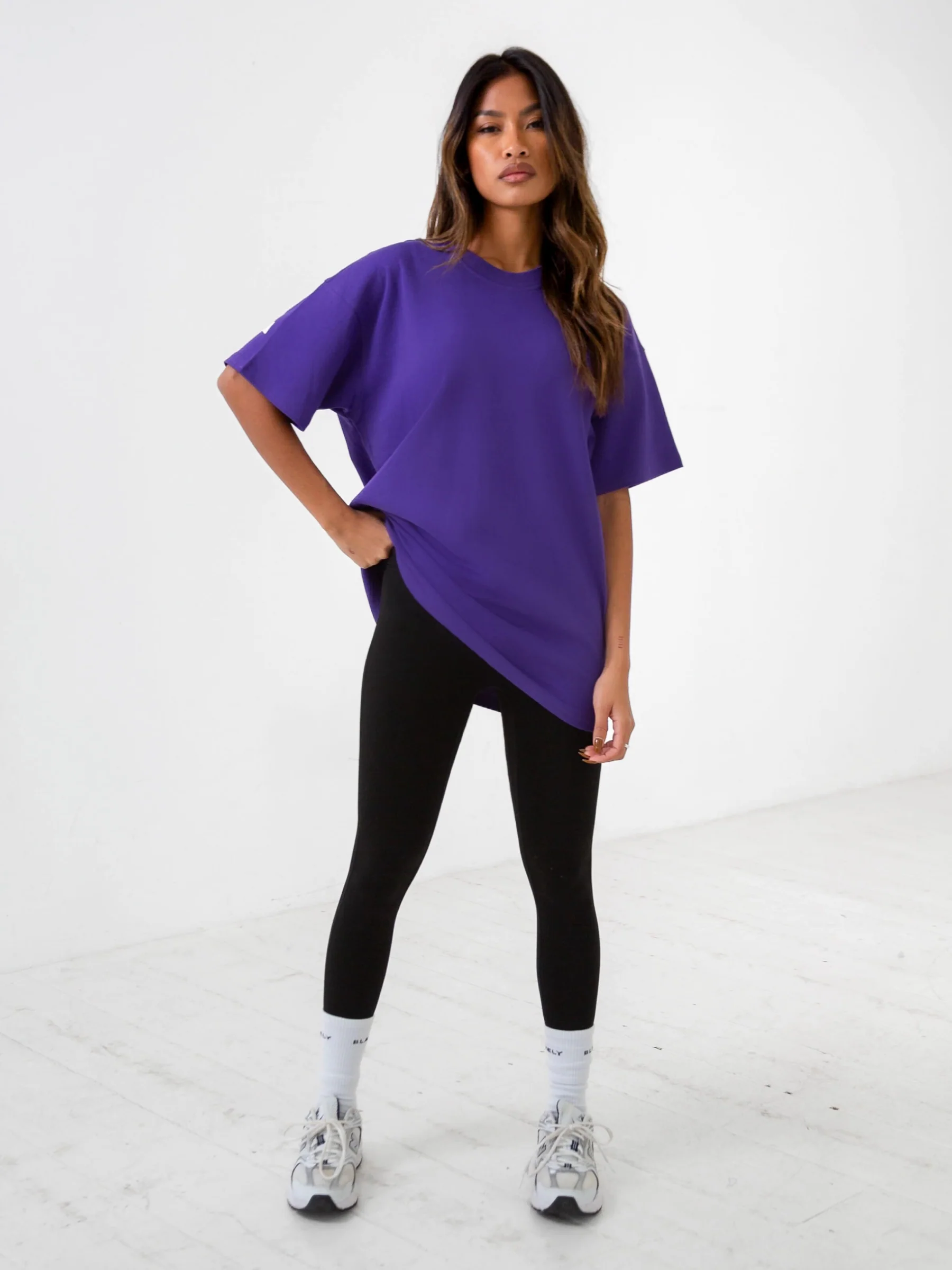 Isabel Oversized T-Shirt - Purple - Winsoncom