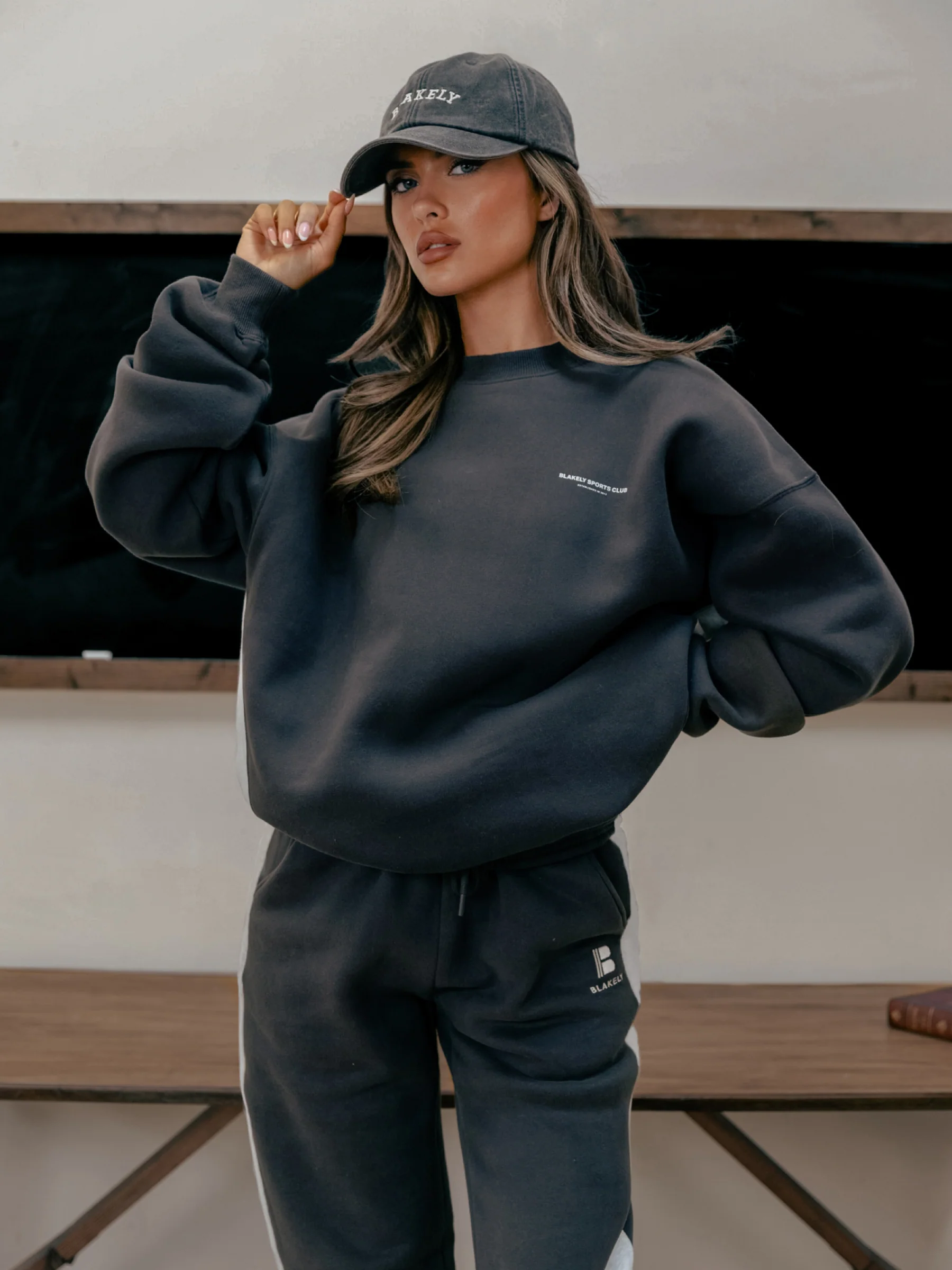 Panel Oversized Jumper - Graphite - Winsoncom