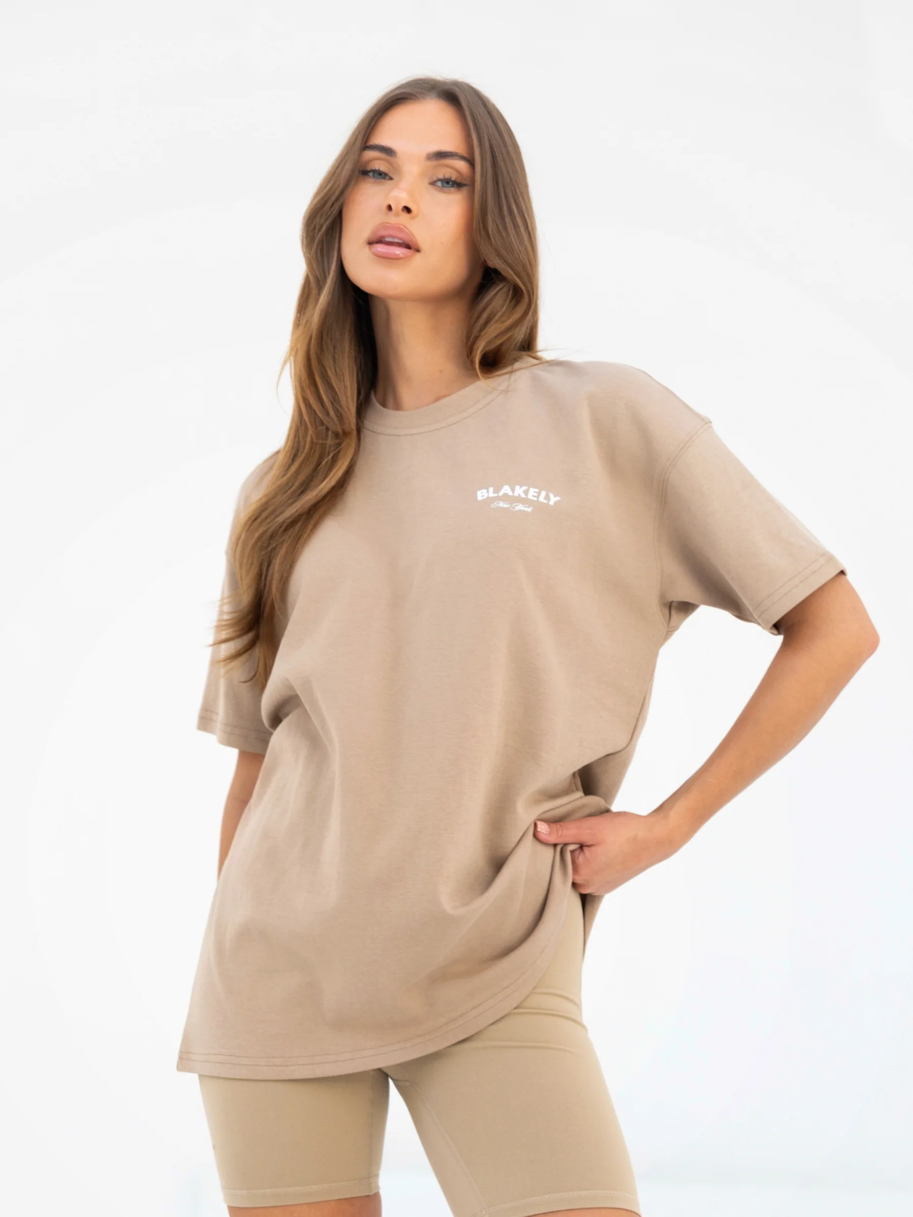 NY Crest Oversized T-Shirt - Tan - Winsoncom