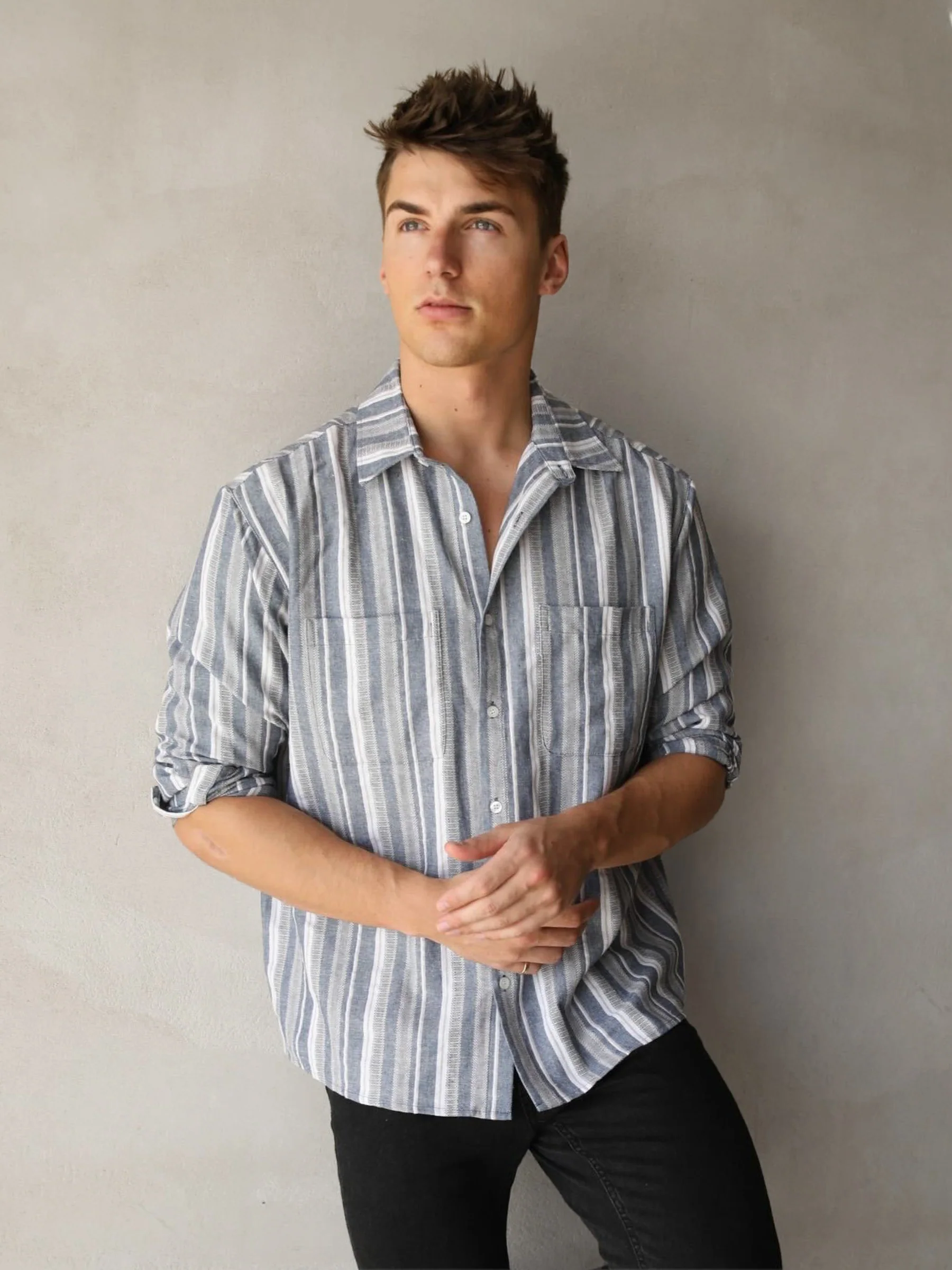Rialto Stripe Shirt - Blue - Winsoncom