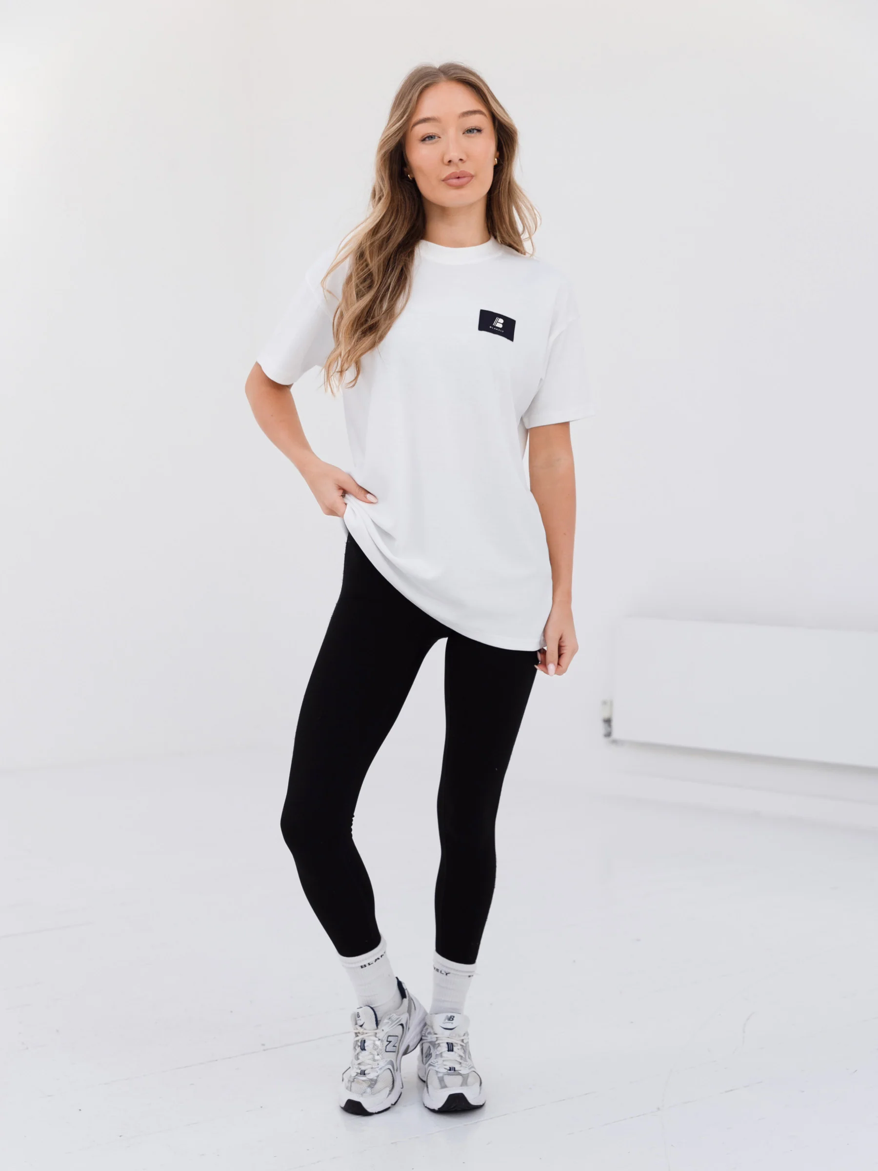 Apex Label Oversized T-Shirt - White - Winsoncom