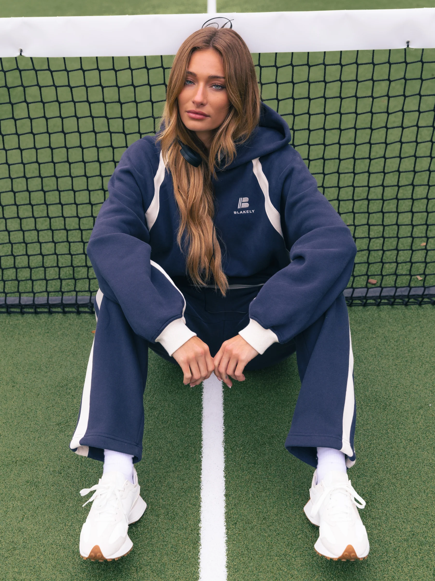 Classic Panel Oversized Hoodie - True Navy - Winsoncom