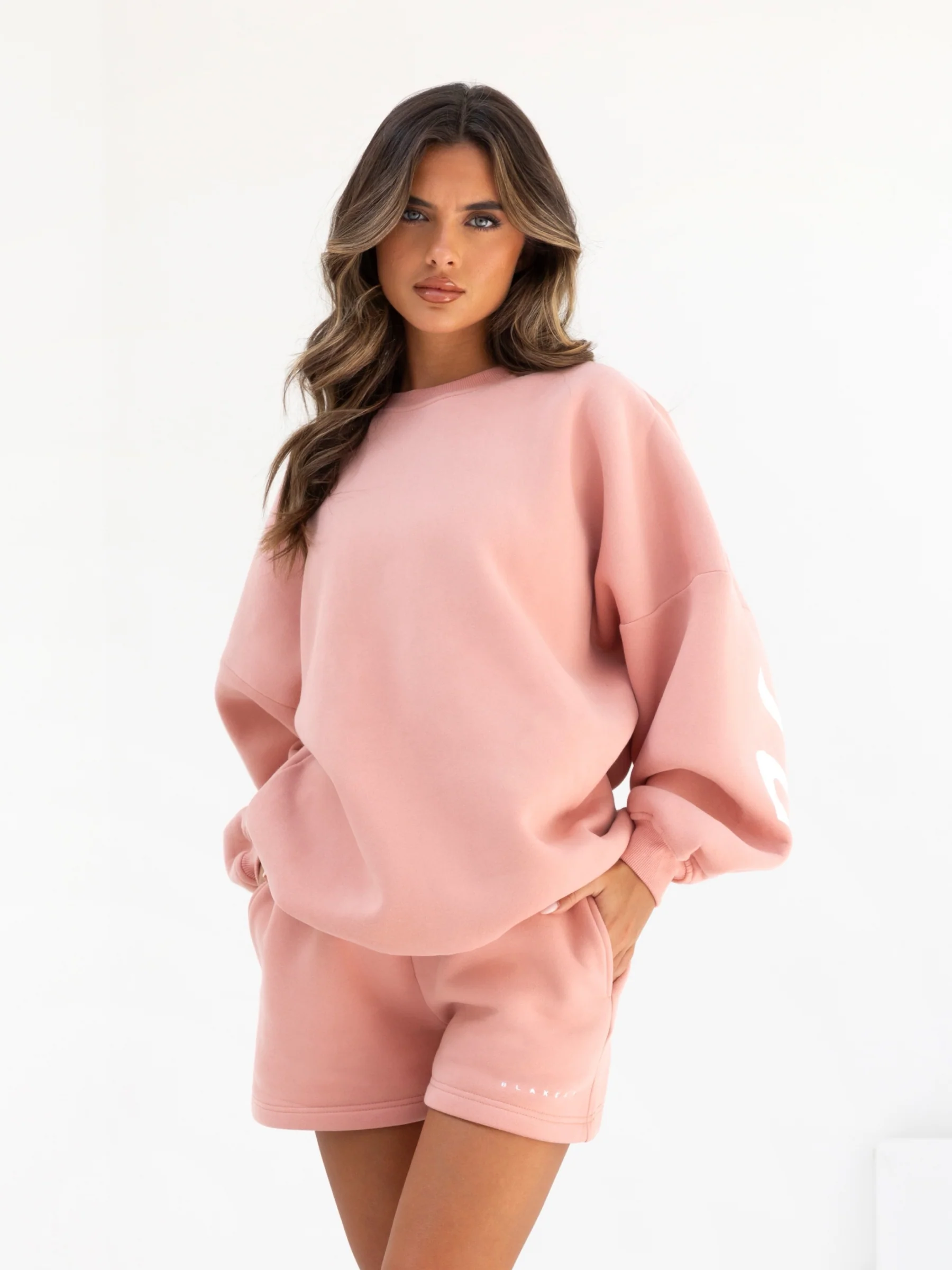 Isabel Oversized Jumper - Peach Pink - Winsoncom