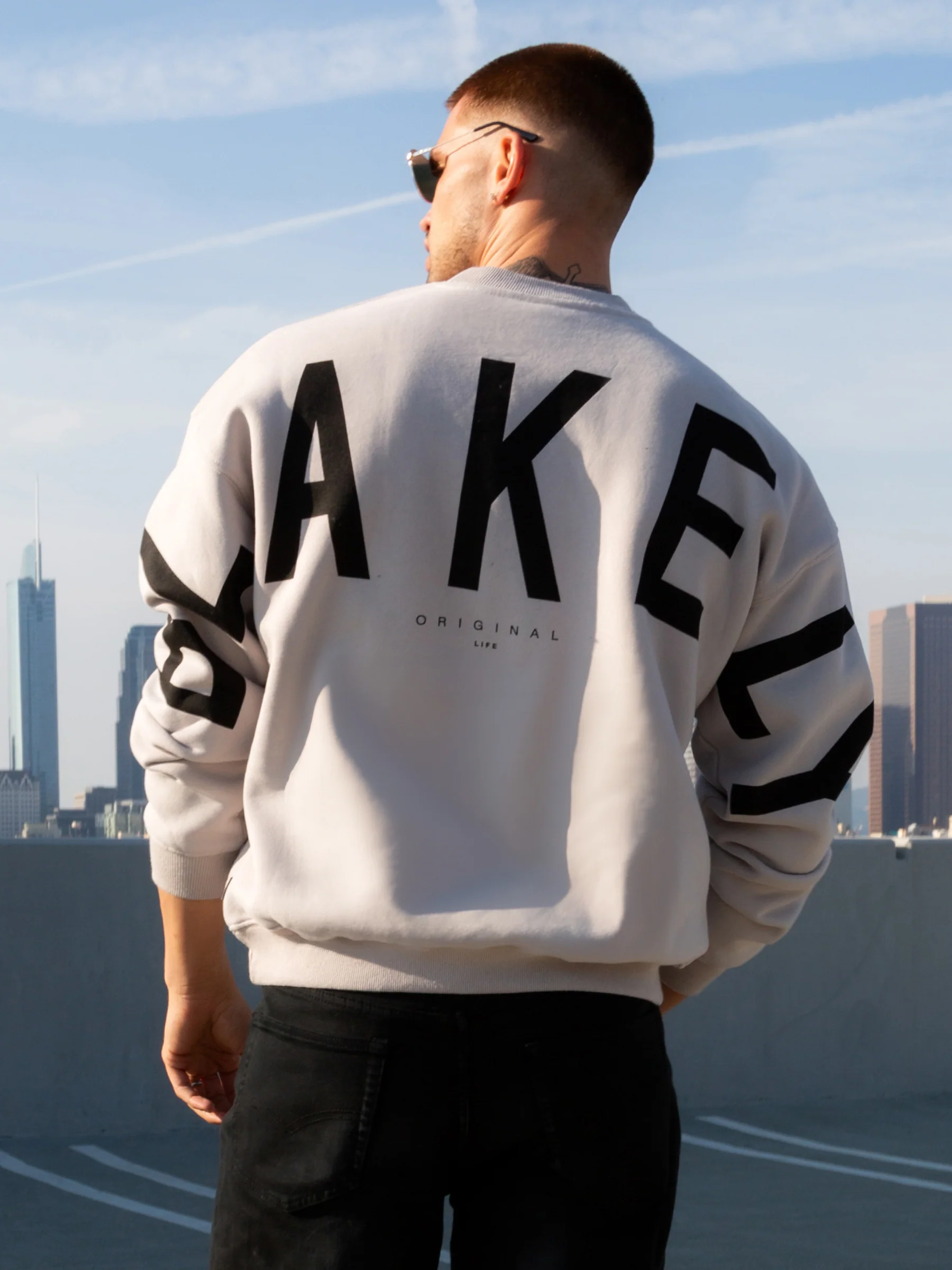 Idris Oversized Jumper - Stone - Winsoncom