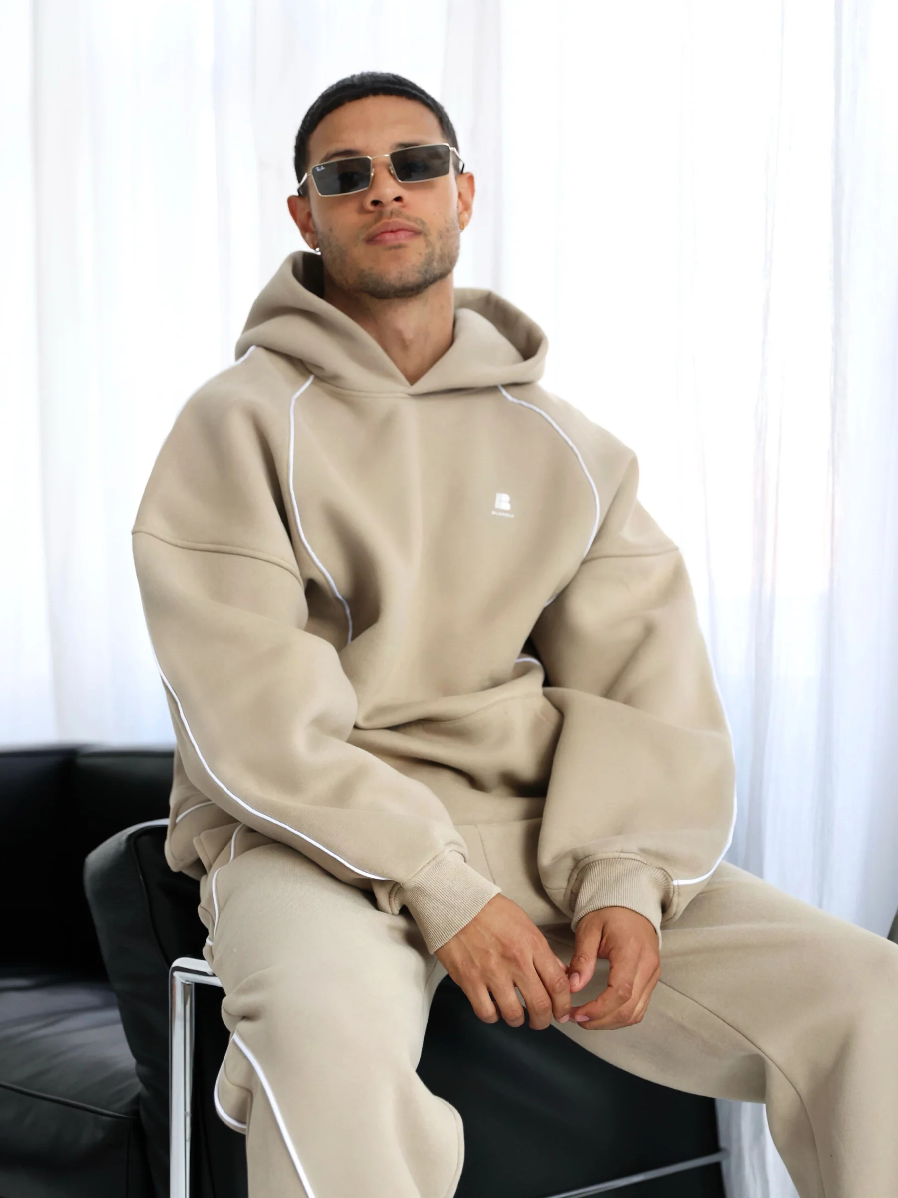 Seam Relaxed Sweatpants - Washed Khaki - Winsoncom