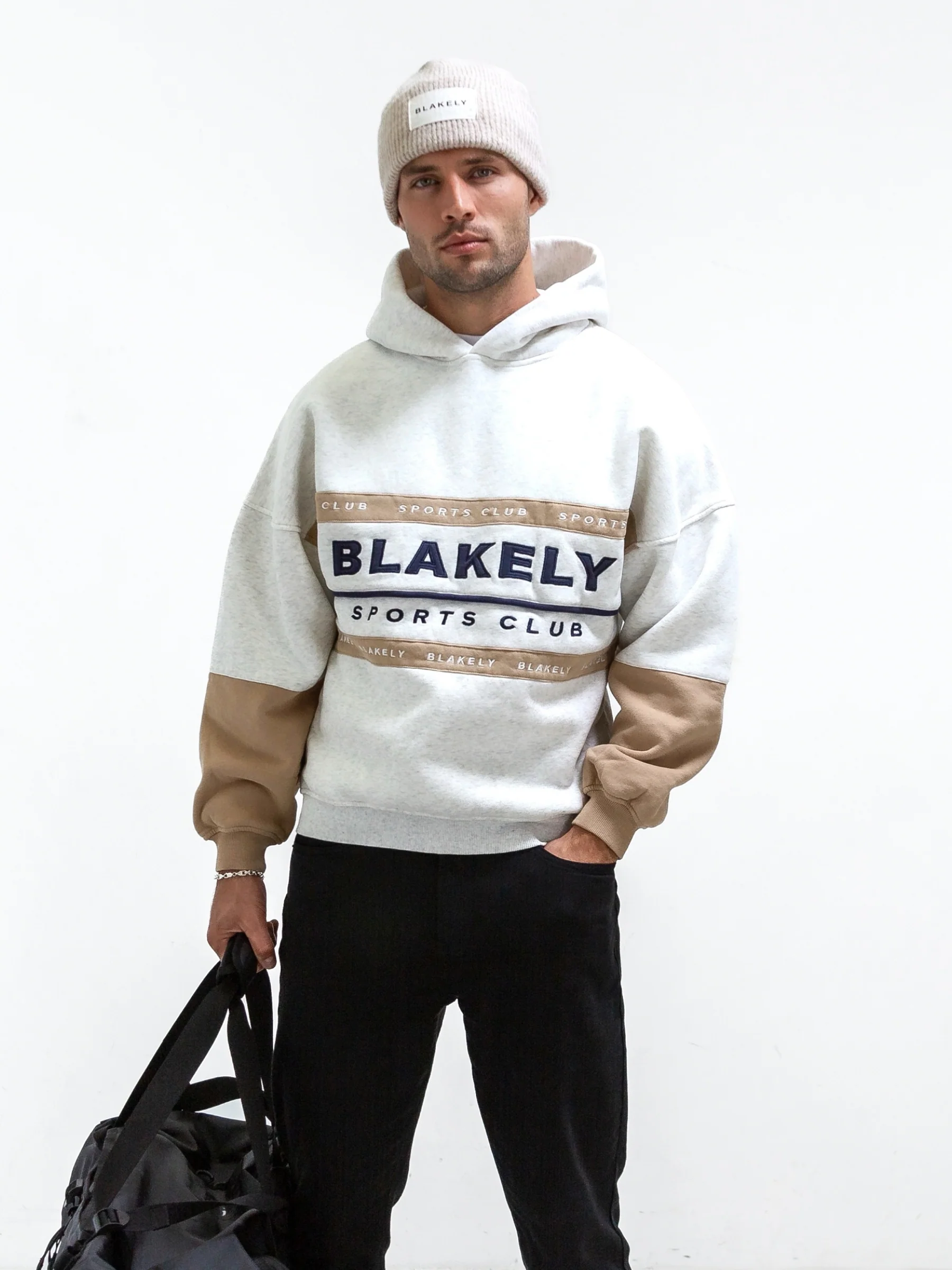 Alpine Sports Relaxed Hoodie - Marl White - Winsoncom