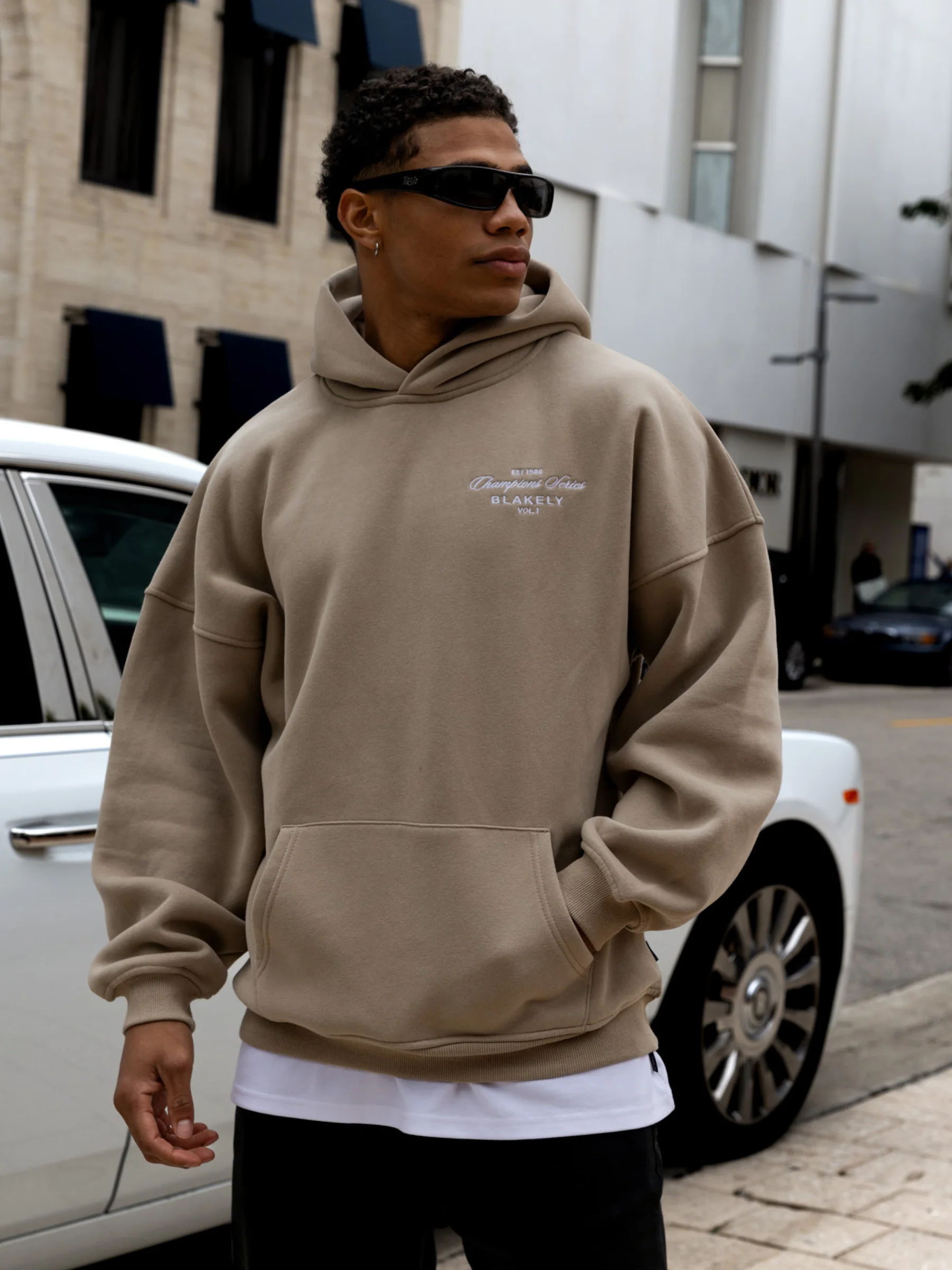 Champions Relaxed Hoodie - Washed Khaki - Winsoncom