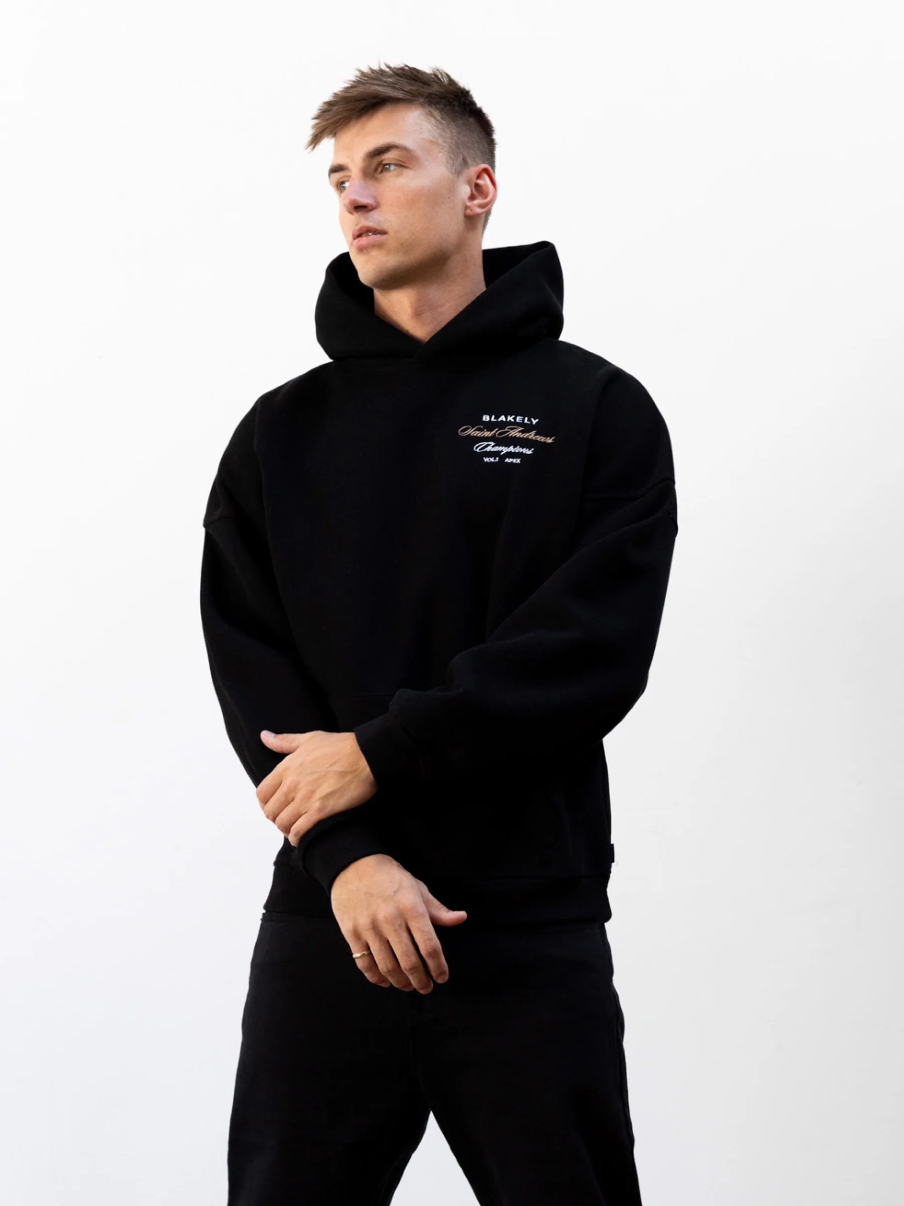 Legacy Relaxed Hoodie - Black - Winsoncom