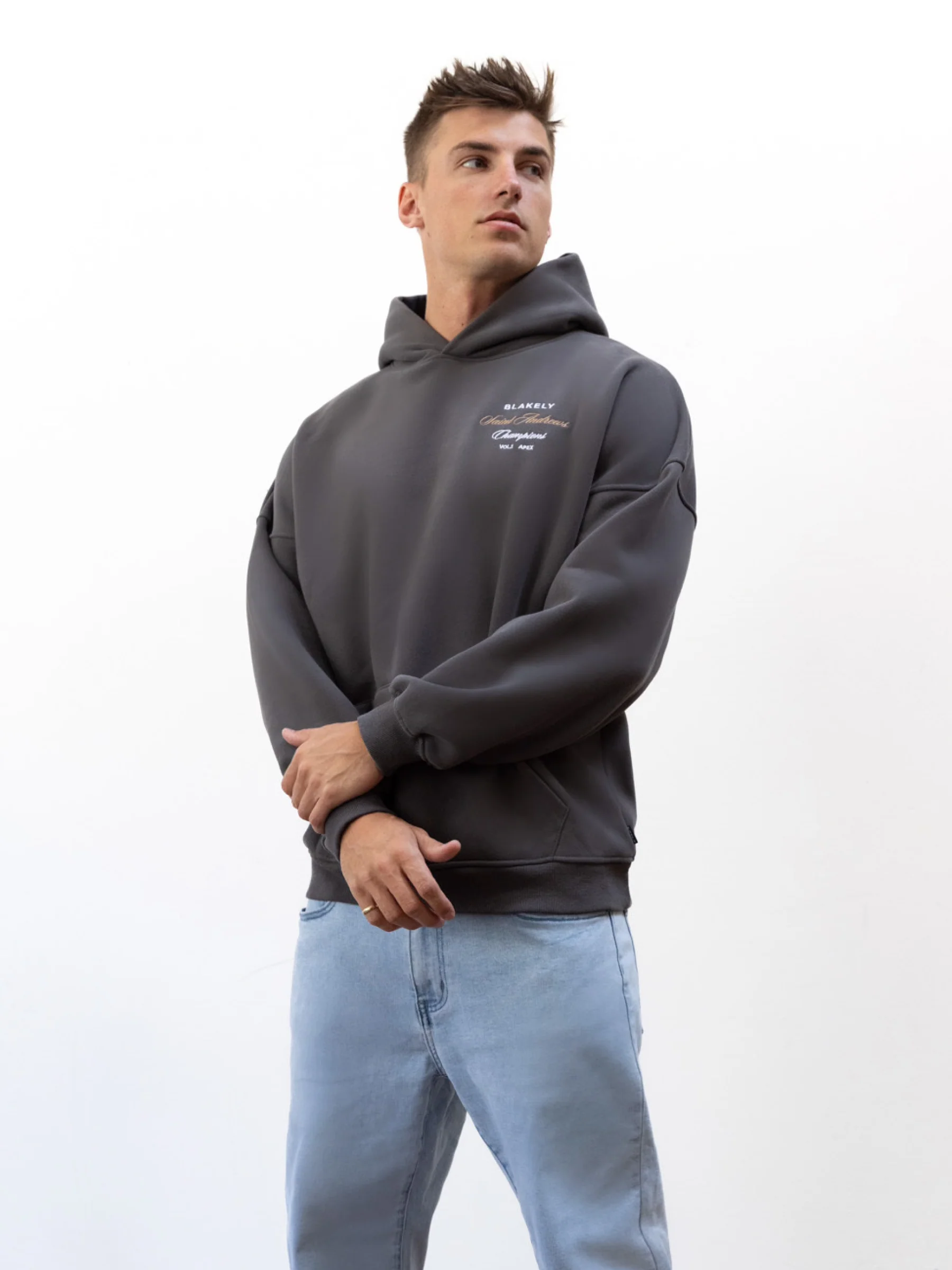 Legacy Relaxed Hoodie - Charcoal - Winsoncom