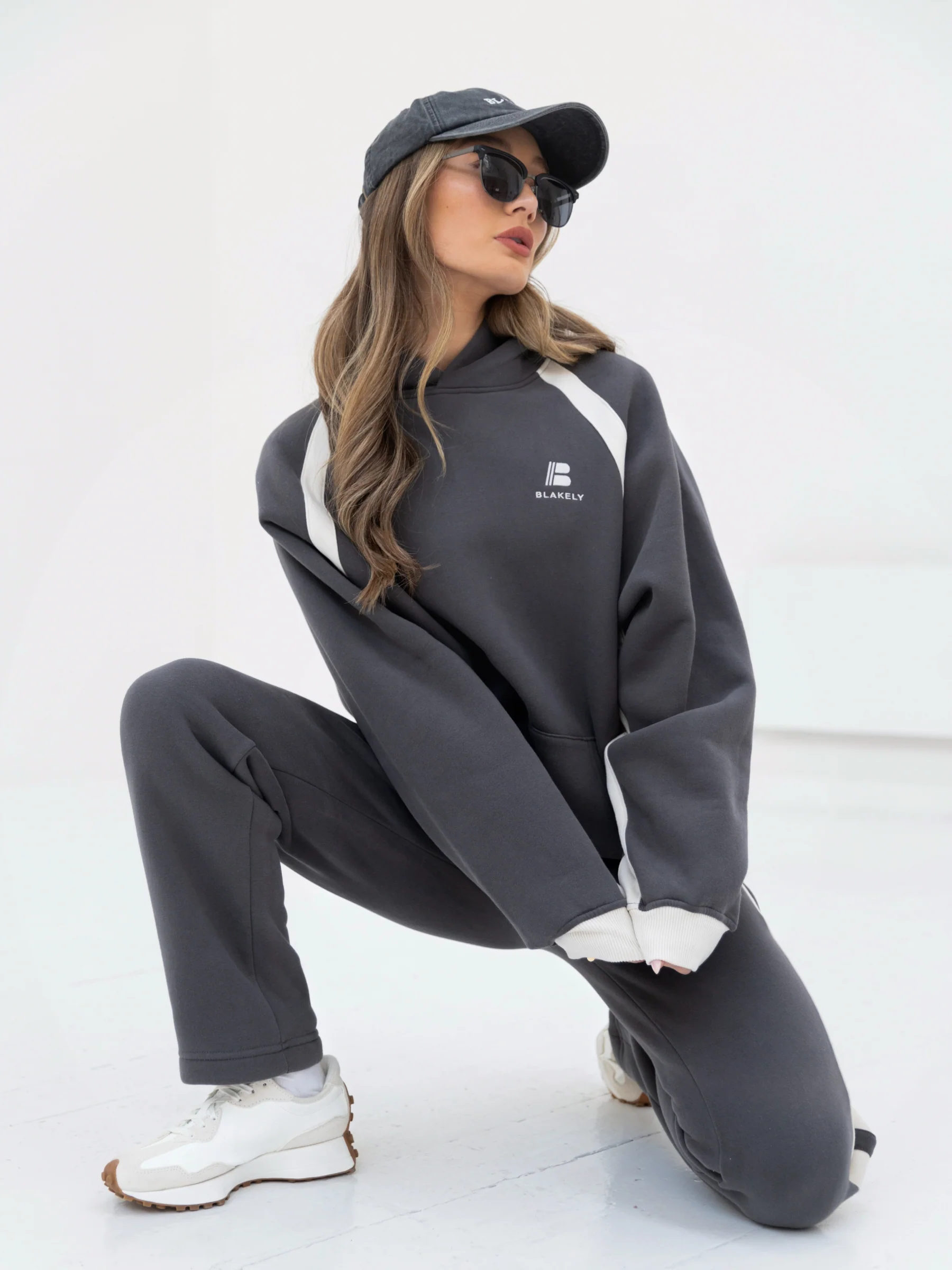 Classic Panel Oversized Hoodie - Charcoal - Winsoncom