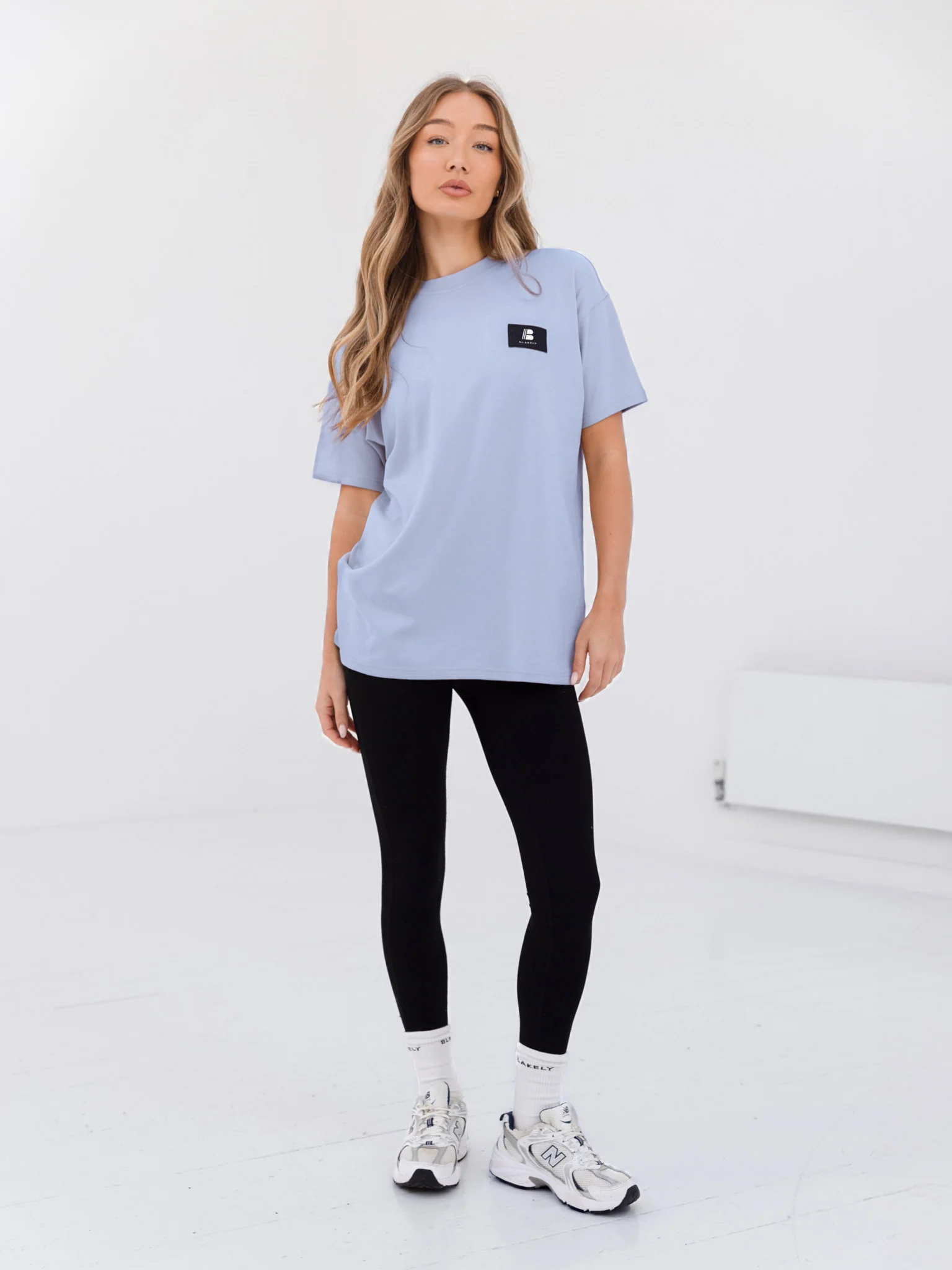 Apex Label Oversized T-Shirt - Sky Blue - Winsoncom