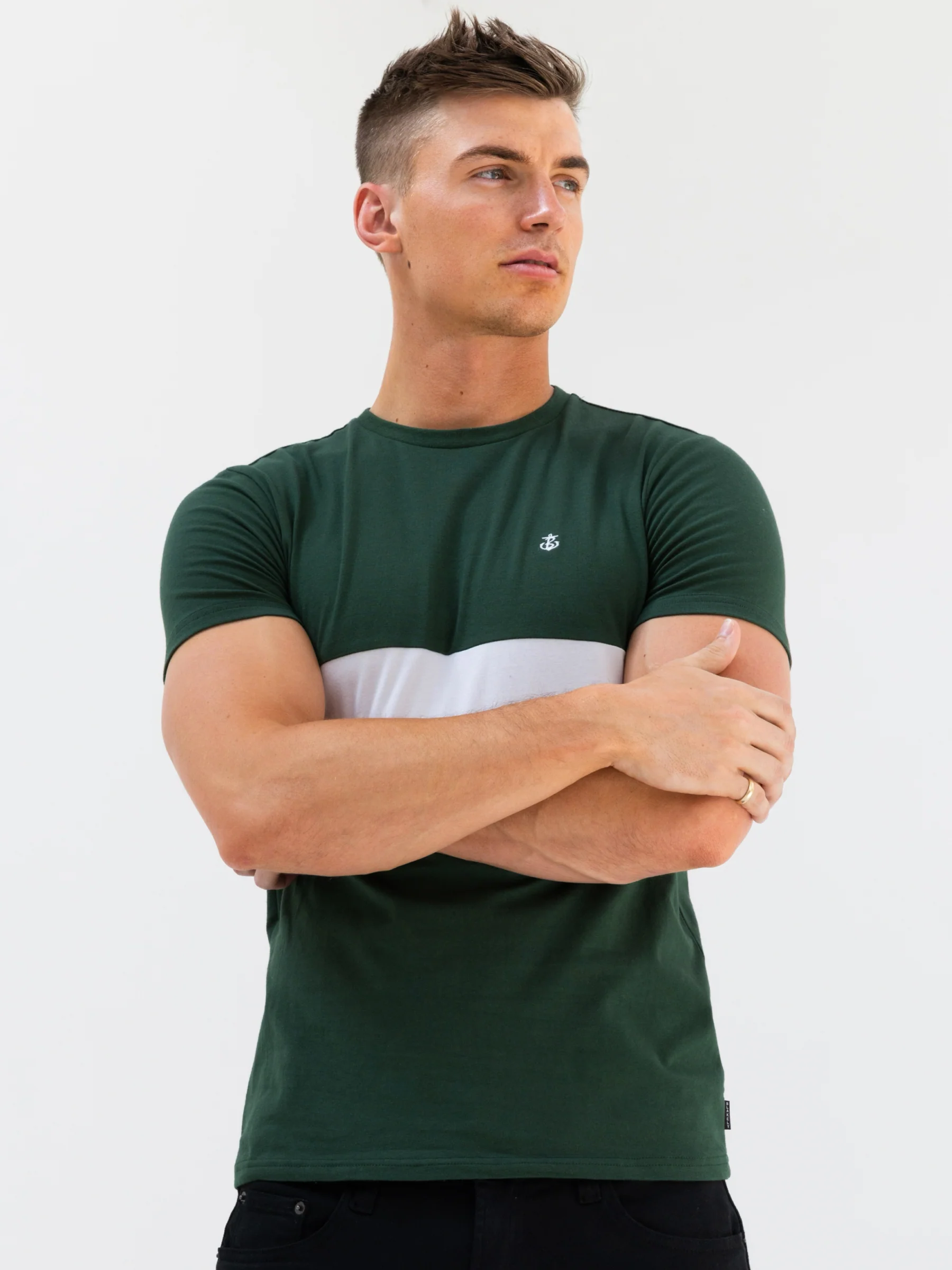 Rhode T-Shirt - Green & White - Winsoncom