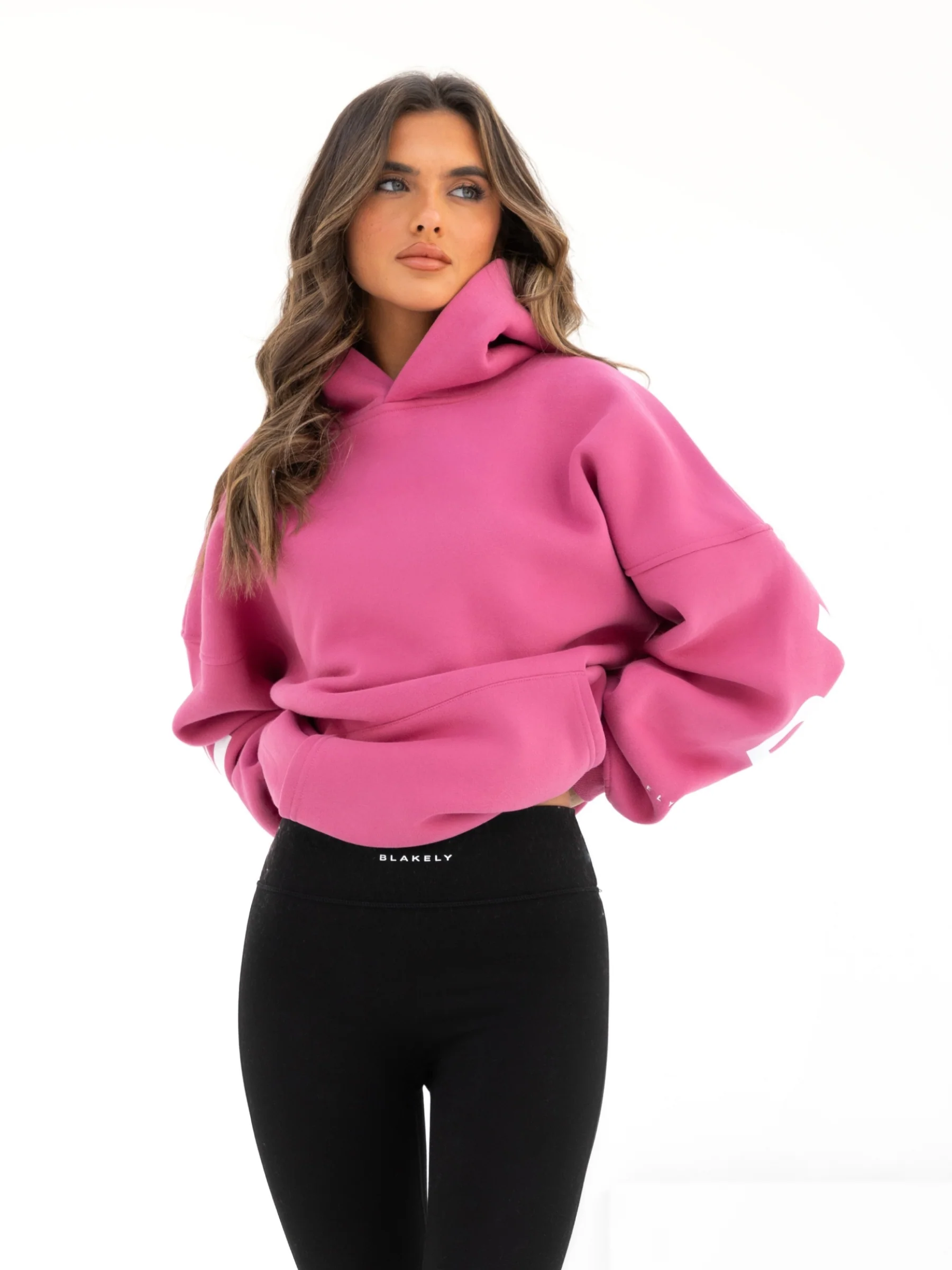 Isabel Oversized Hoodie - Hot Pink - Winsoncom