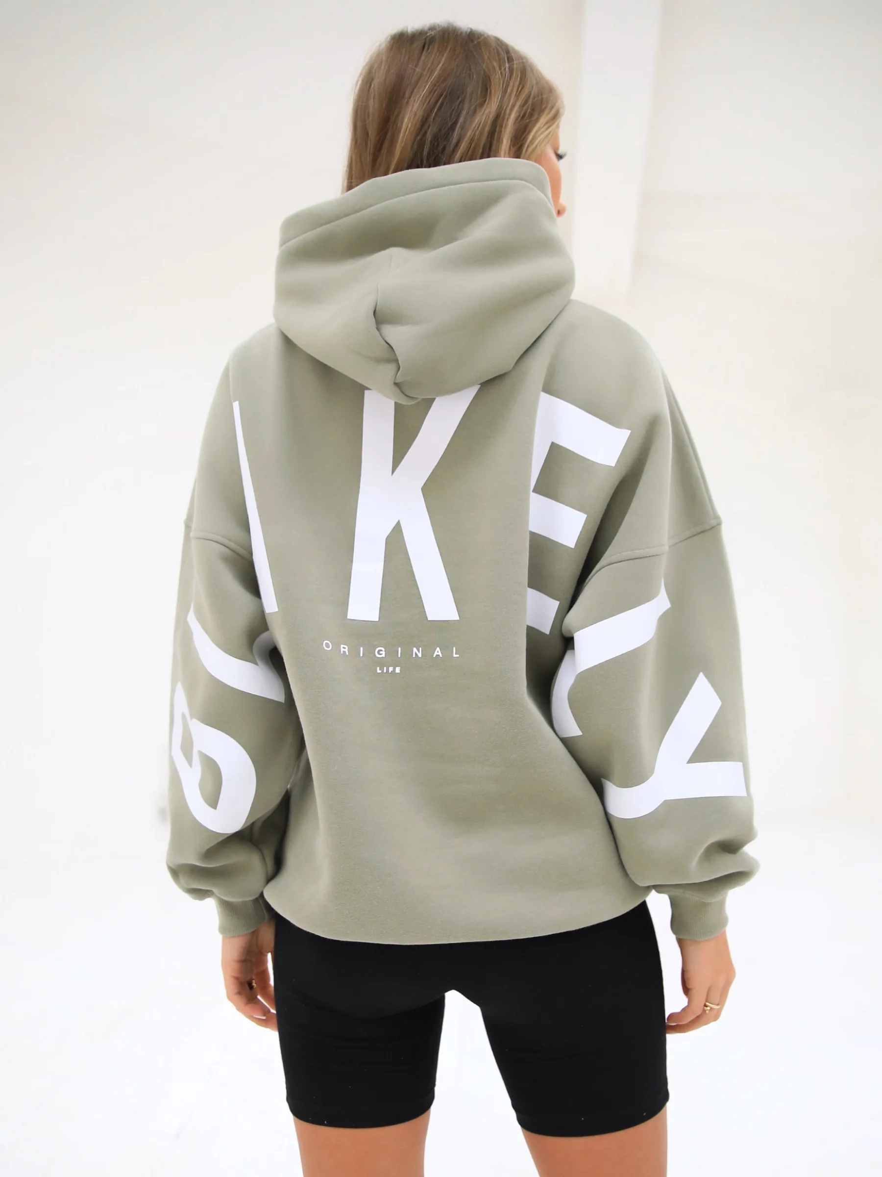 Isabel Oversized Hoodie - Olive - Winsoncom