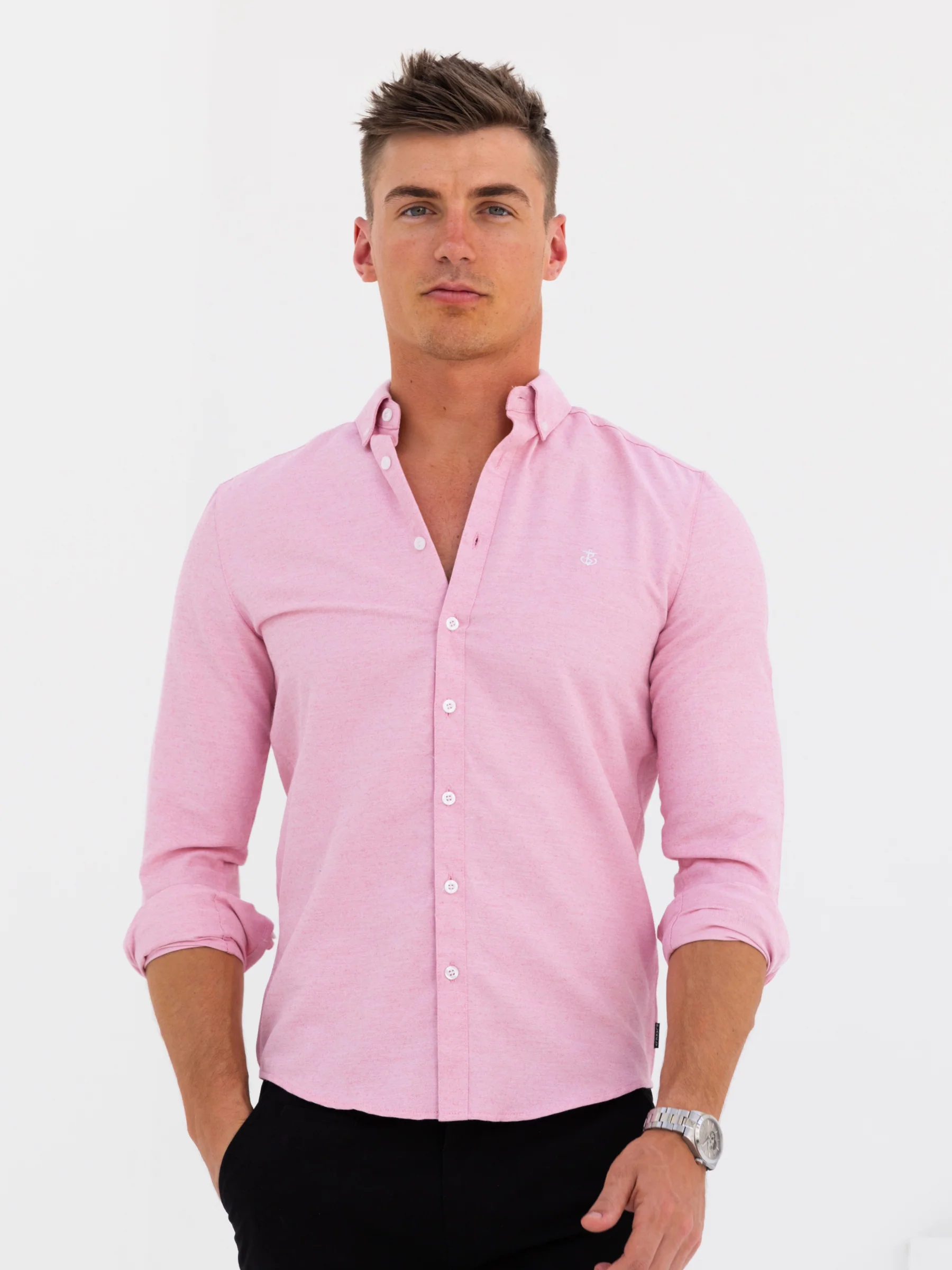 Dallas Long Sleeve Shirt - Pink - Winsoncom