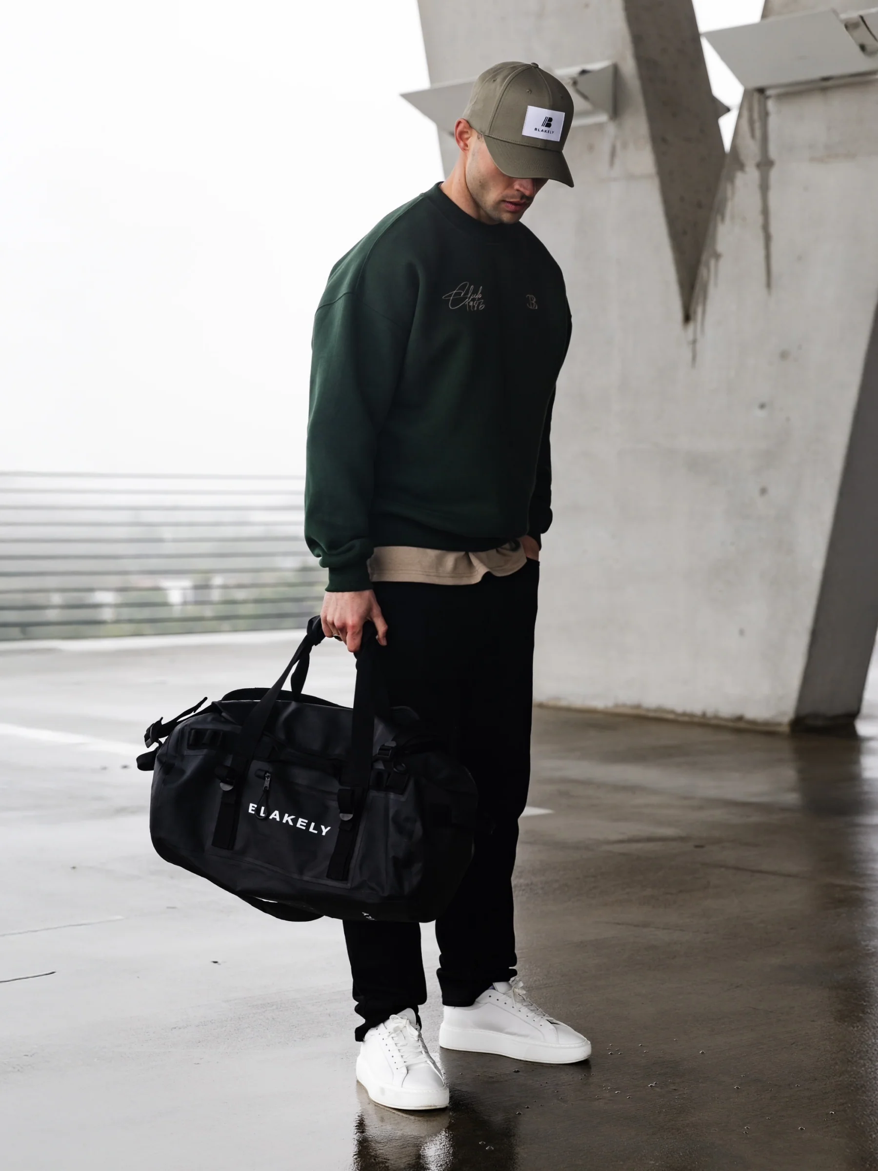 Club Relaxed Jumper - Forest Green - Winsoncom