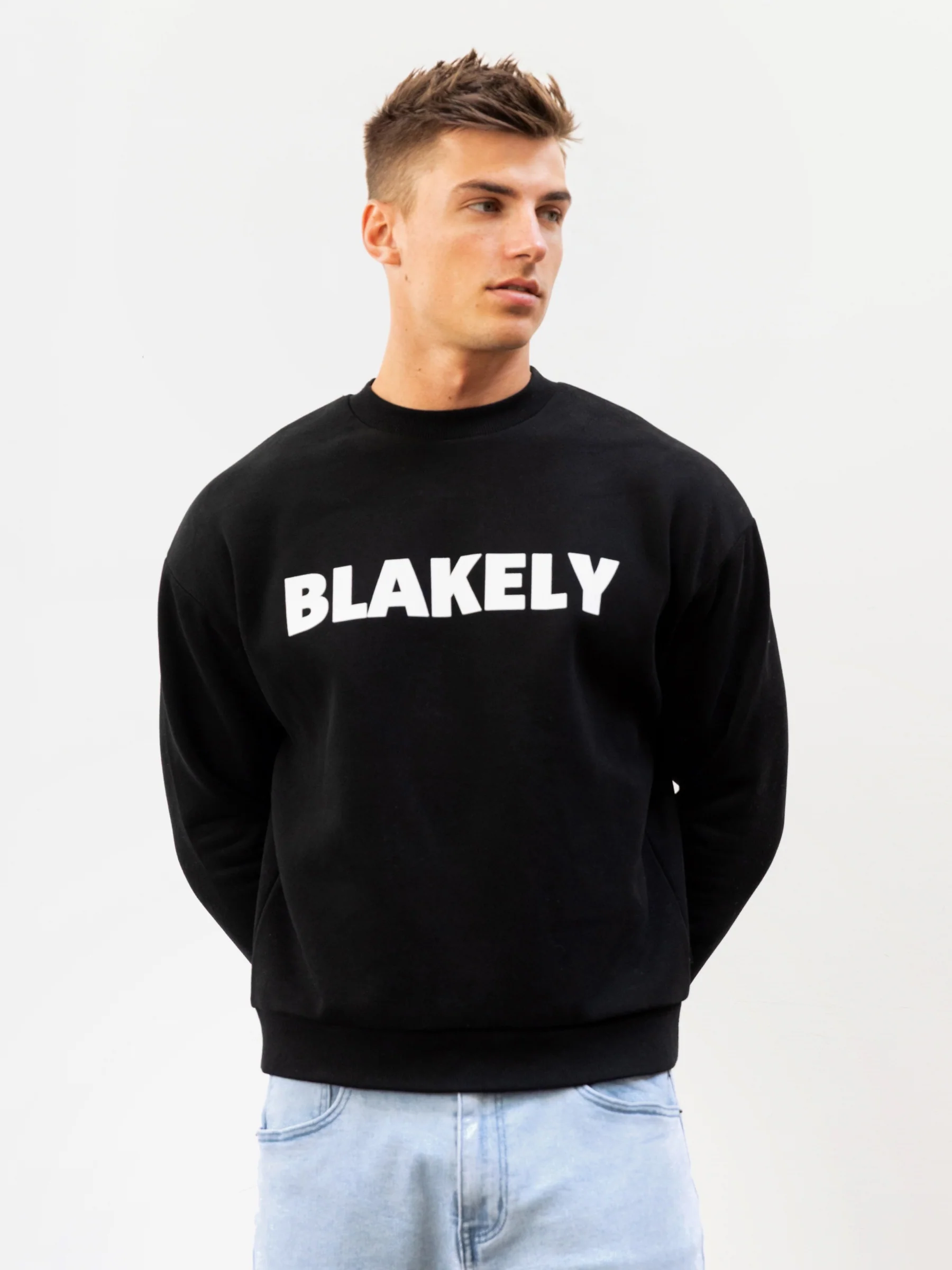 Studio Relaxed Jumper - Black - Winsoncom