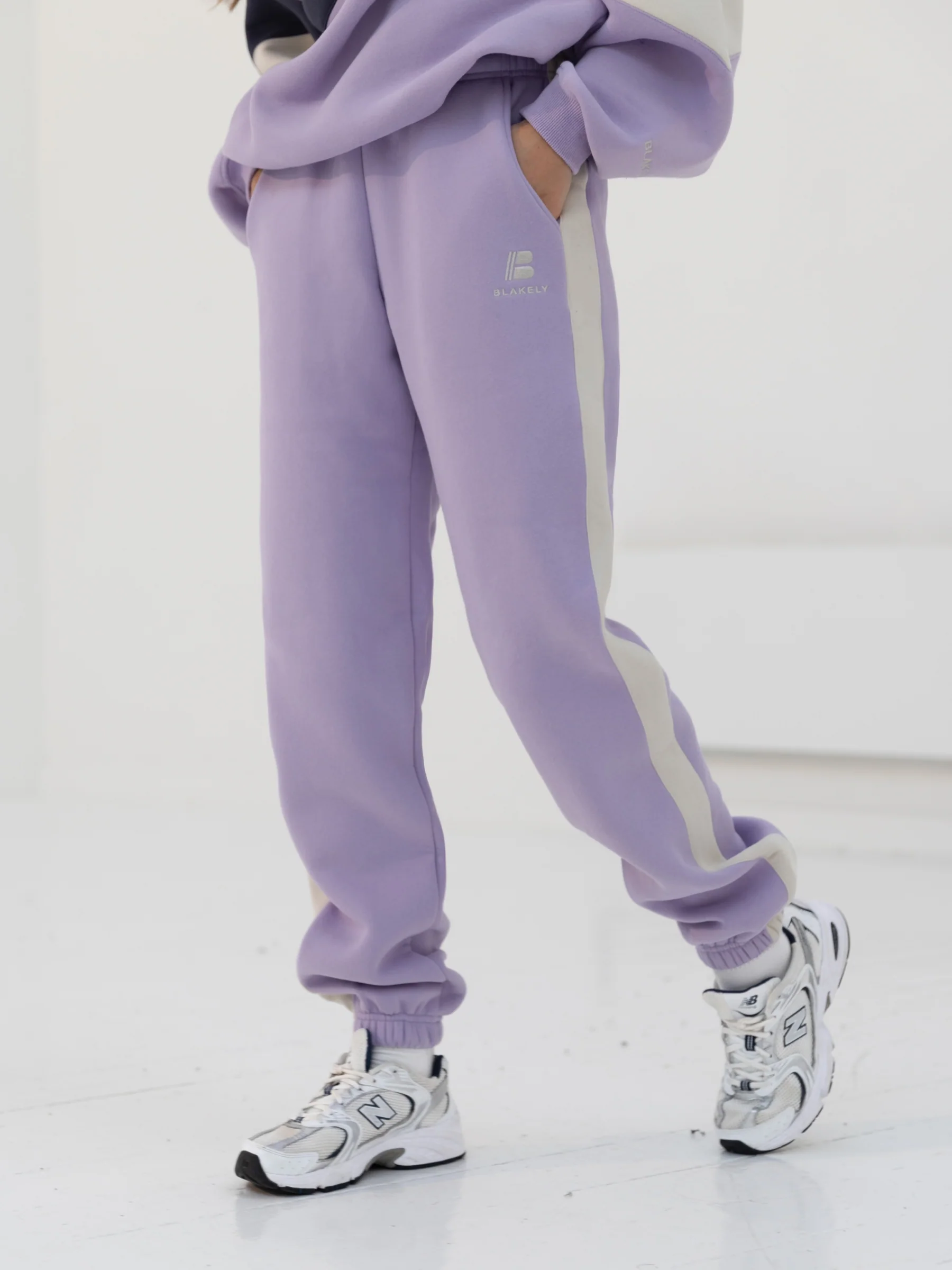 Panel Sweatpants - Violet - Winsoncom