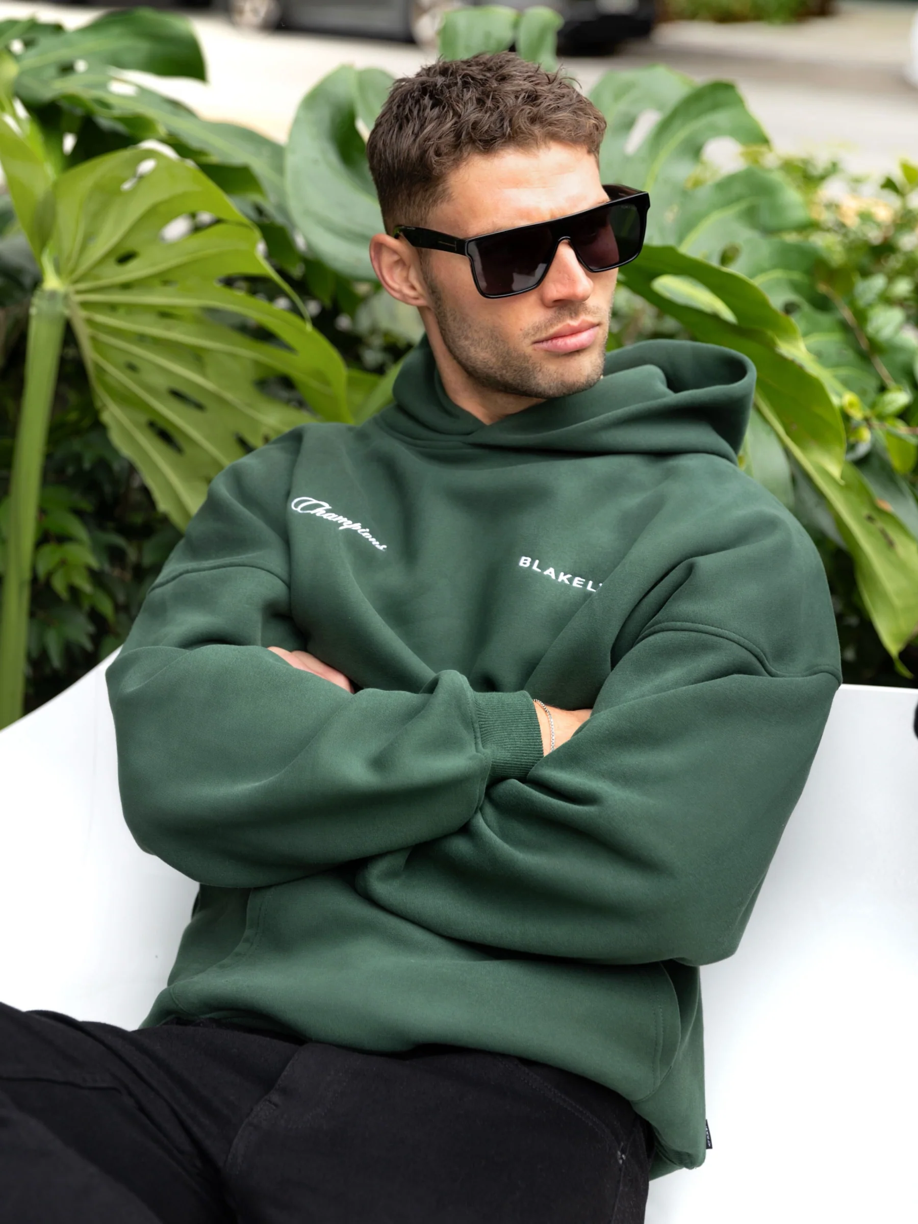 Champions Legacy Relaxed Hoodie - Forest Green - Winsoncom