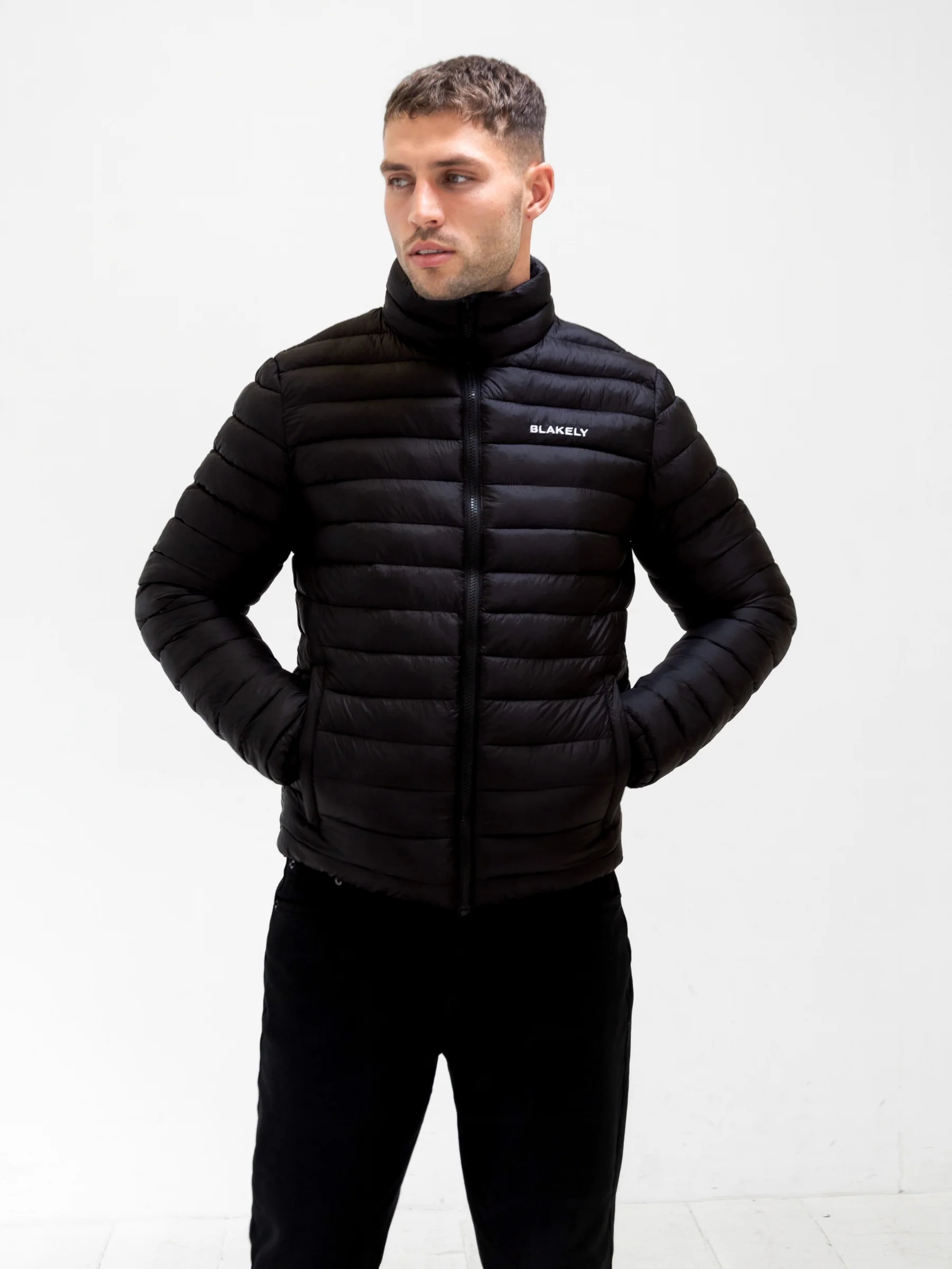 Lucas Lightweight Puffer Jacket - Black - Winsoncom