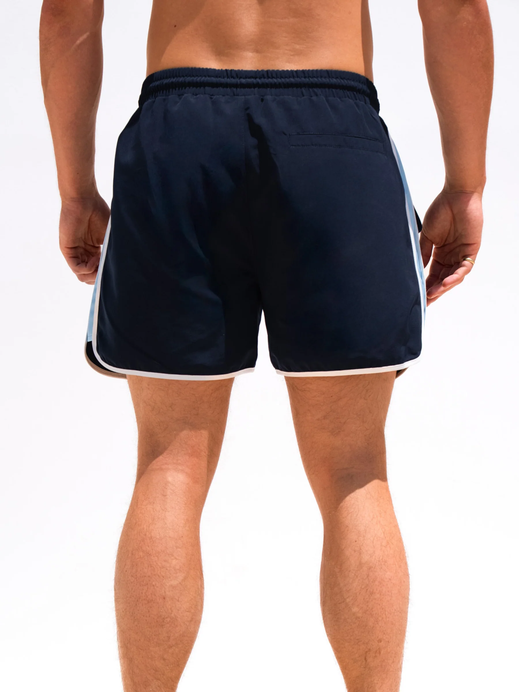 Panel Swim Shorts - Dark Navy - Winsoncom