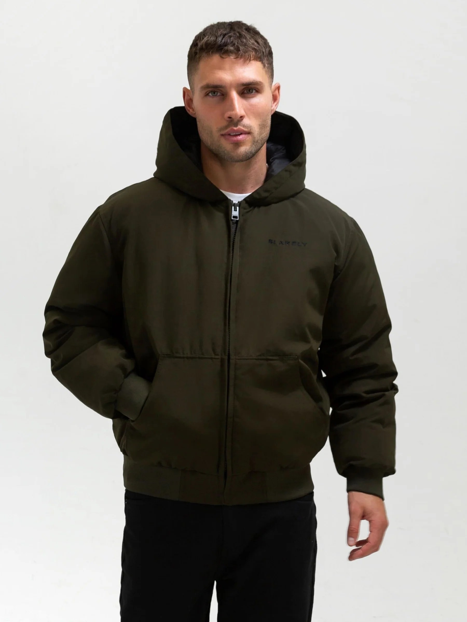 Layton Hooded Jacket - Khaki Green - Winsoncom