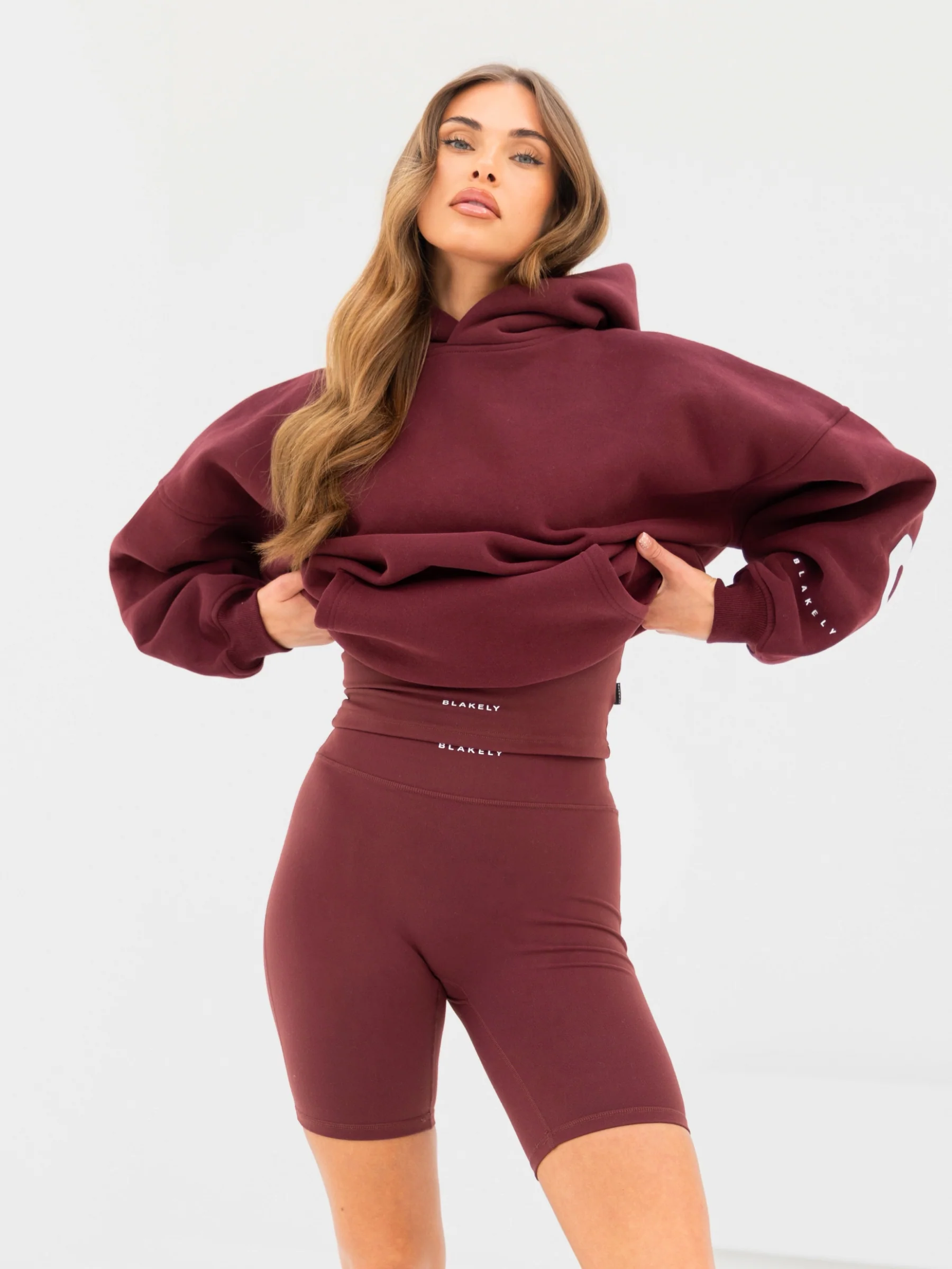 Isabel Oversized Hoodie - Classic Burgundy - Winsoncom