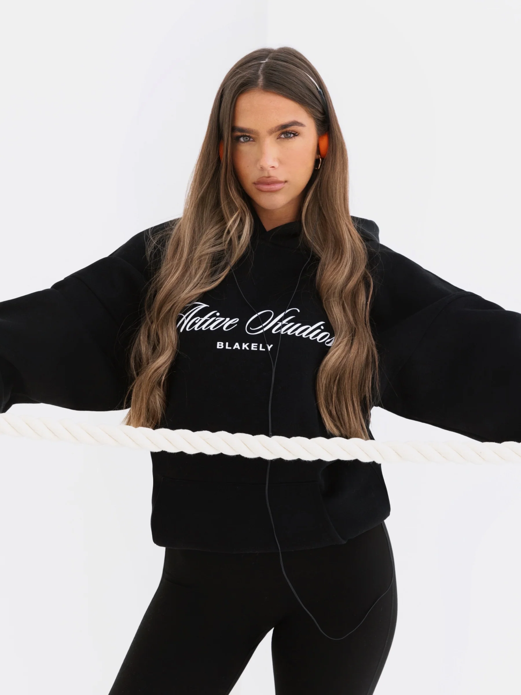 Off Duty Oversized Hoodie - Black - Winsoncom