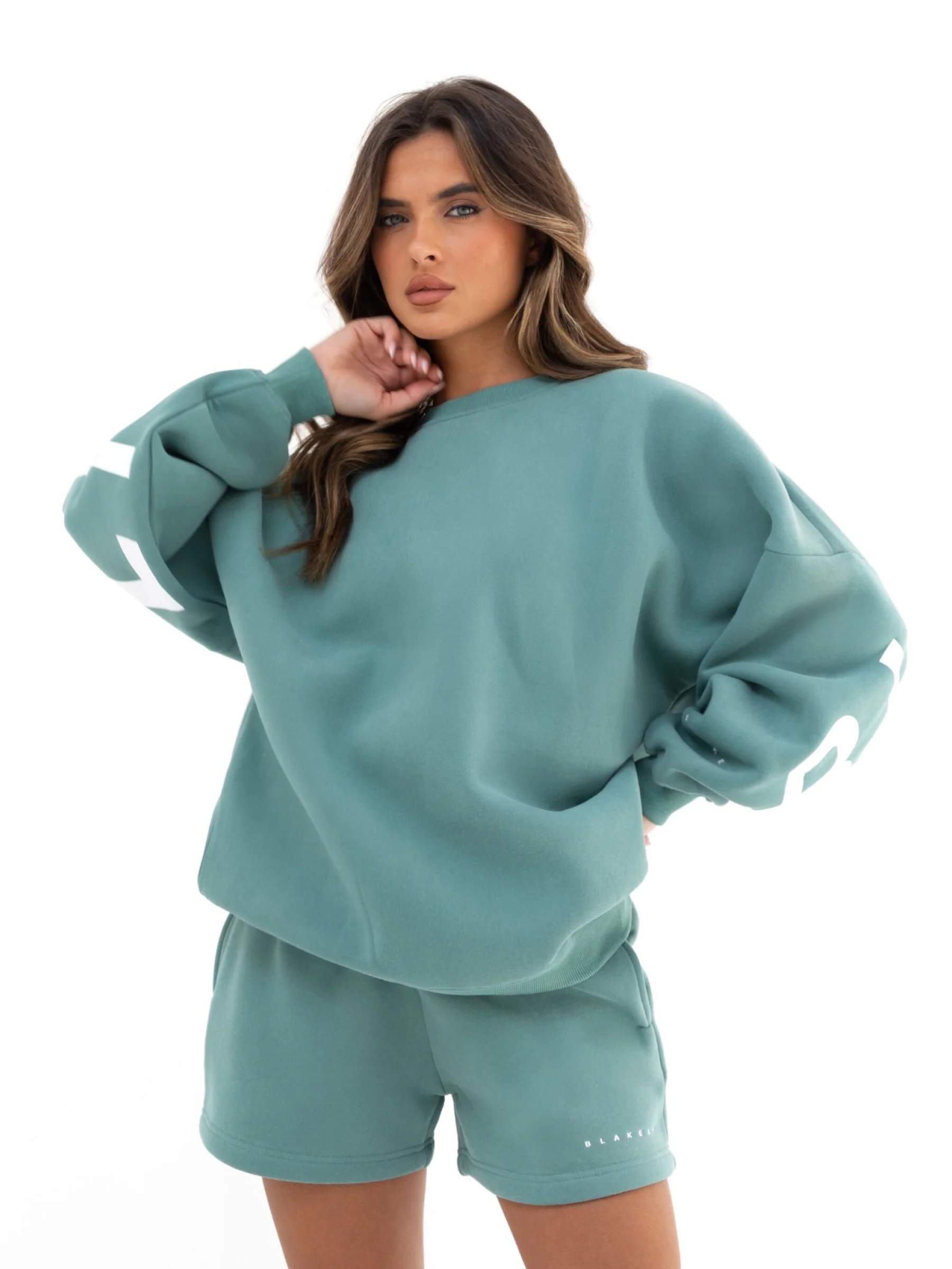 Isabel Oversized Jumper - Deep Sage - Winsoncom