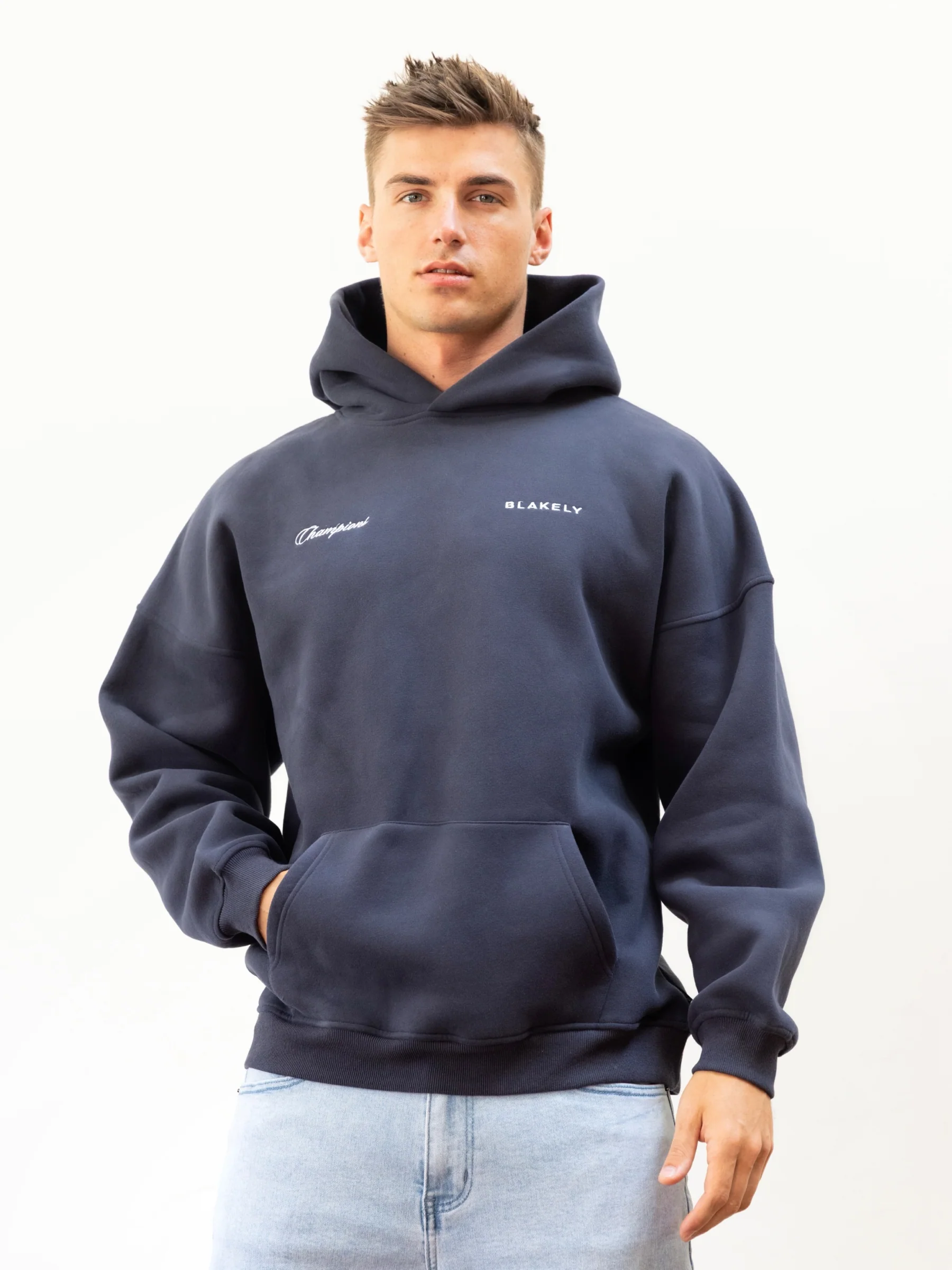Champions Legacy Relaxed Hoodie - True Navy - Winsoncom