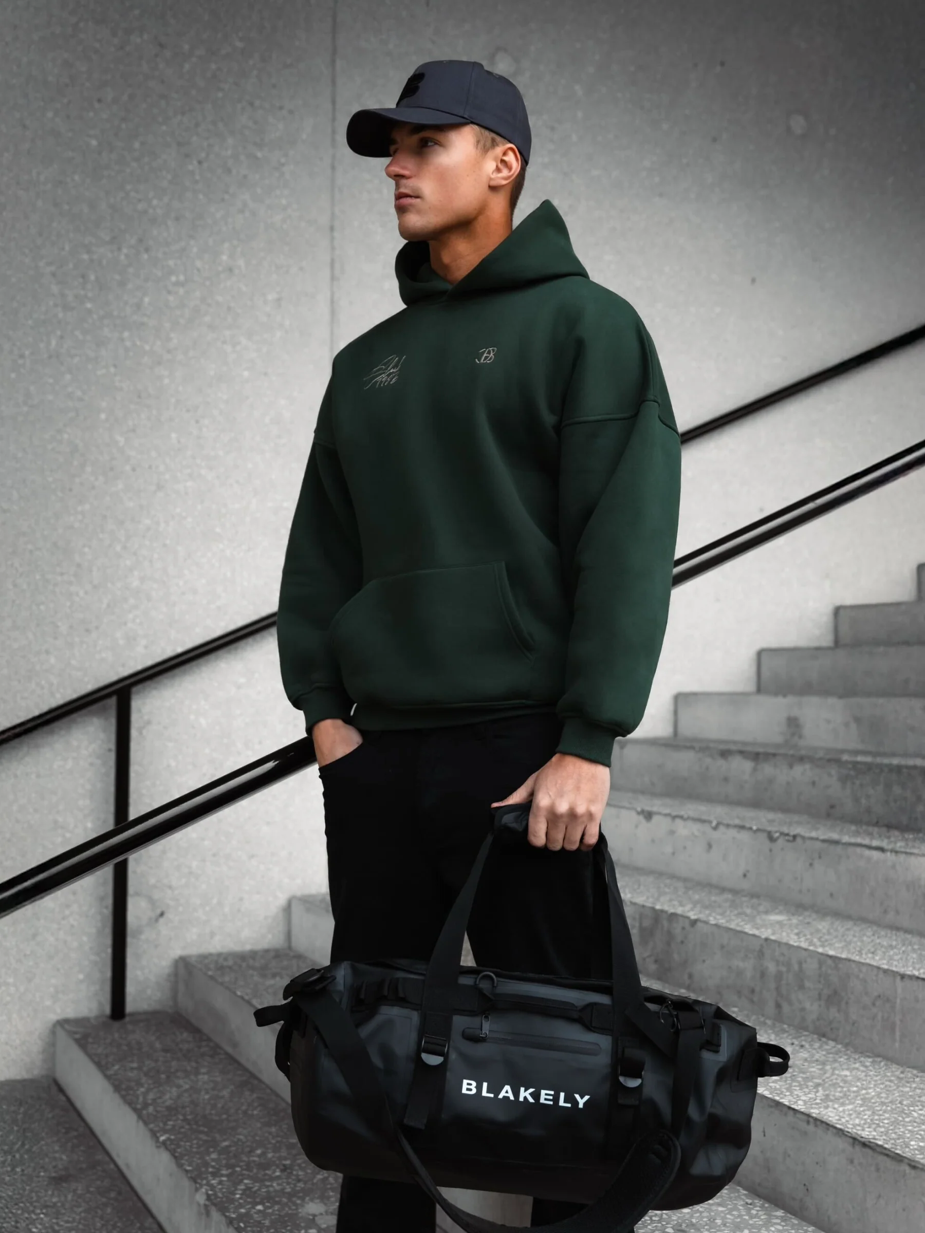 Club Relaxed Hoodie - Forest Green - Winsoncom