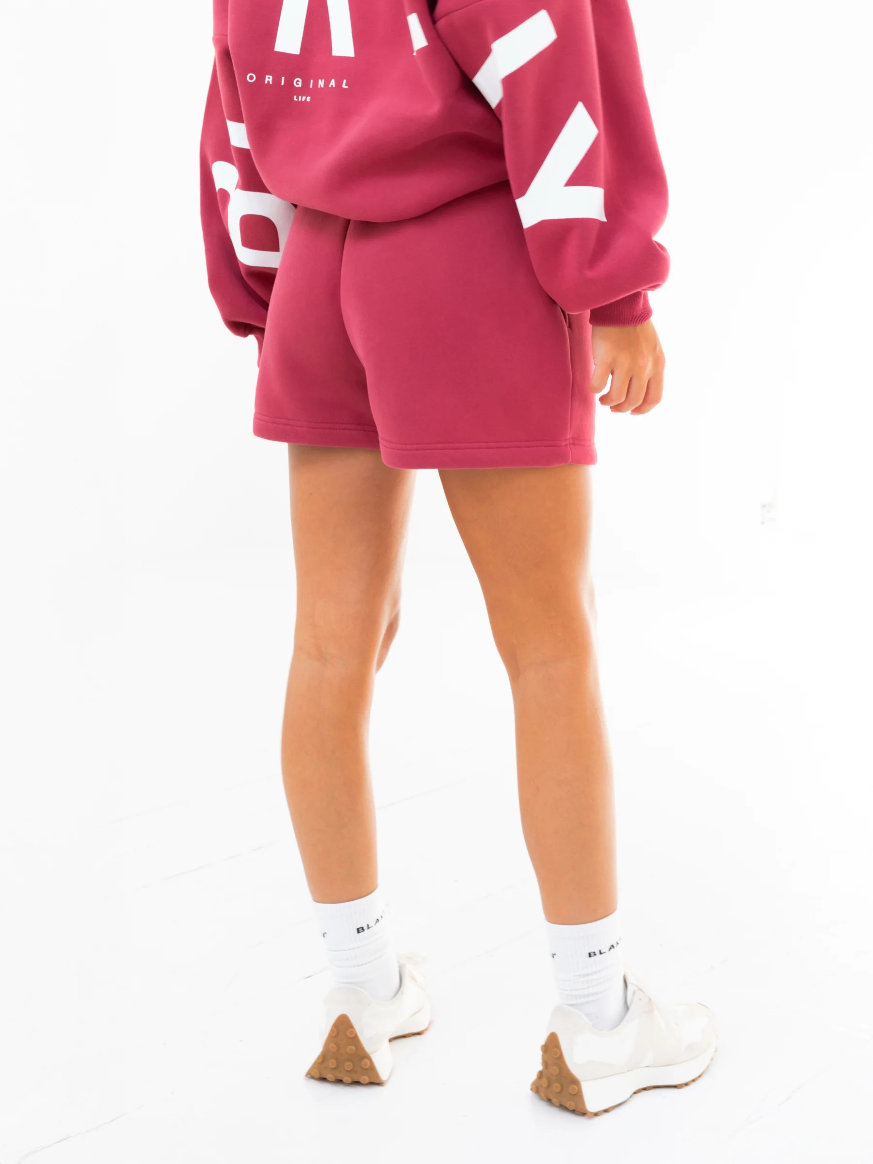 Isabel Jogger Shorts - Deep Pink - Winsoncom