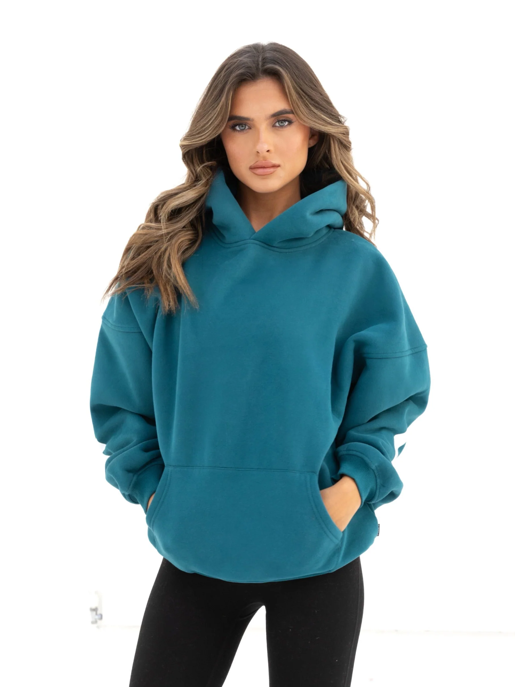 Isabel Oversized Hoodie - Storm Teal - Winsoncom