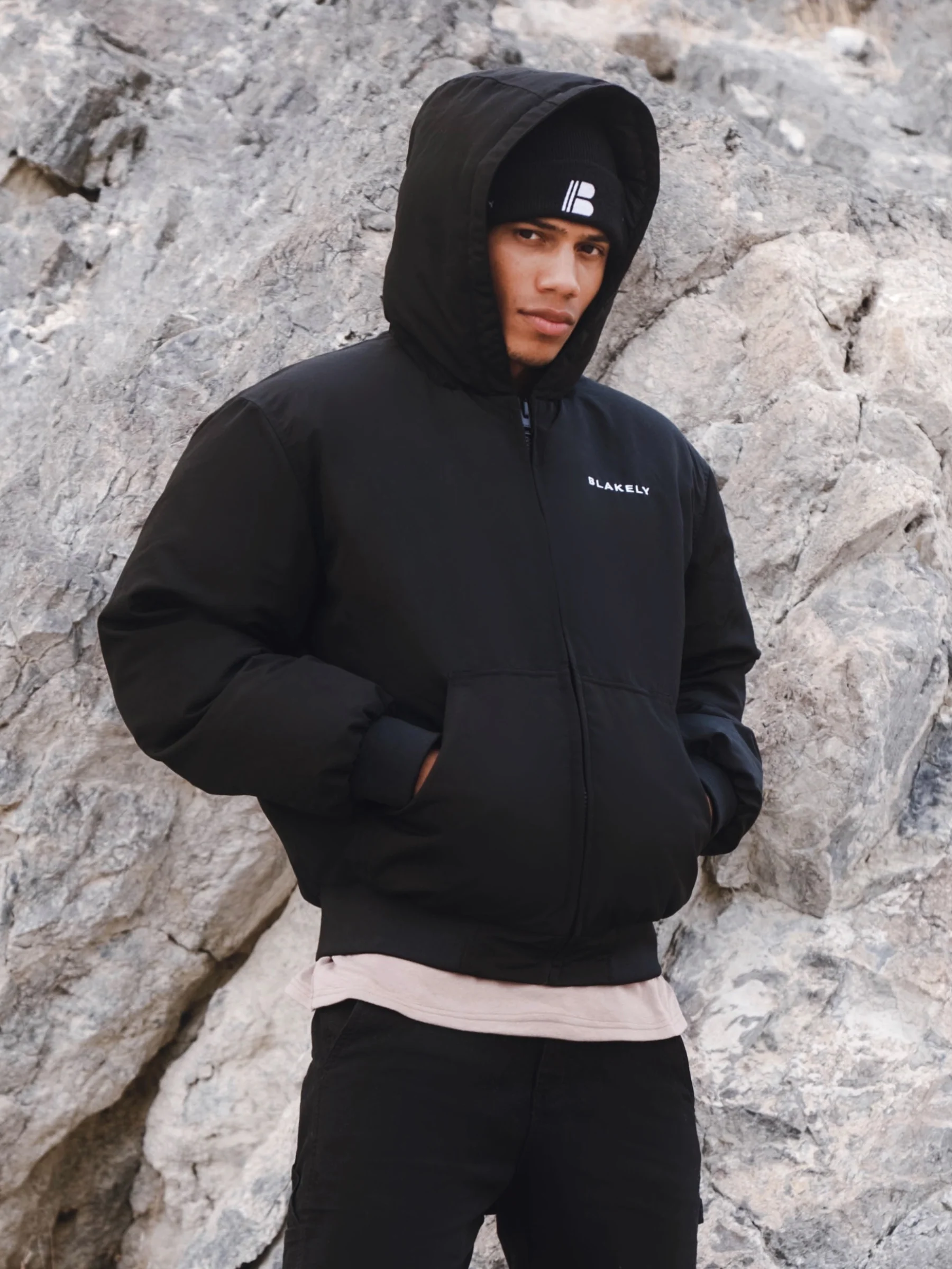 Layton Hooded Jacket - Black - Winsoncom
