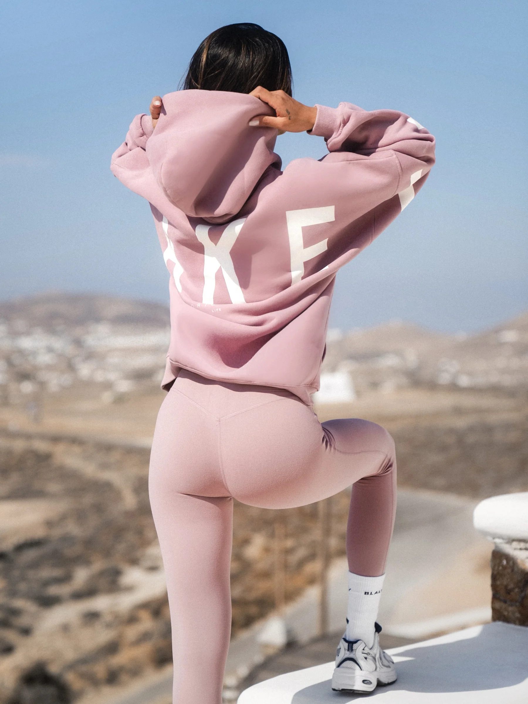 Isabel Hoodie & Leggings Set - Dusty Pink - Winsoncom