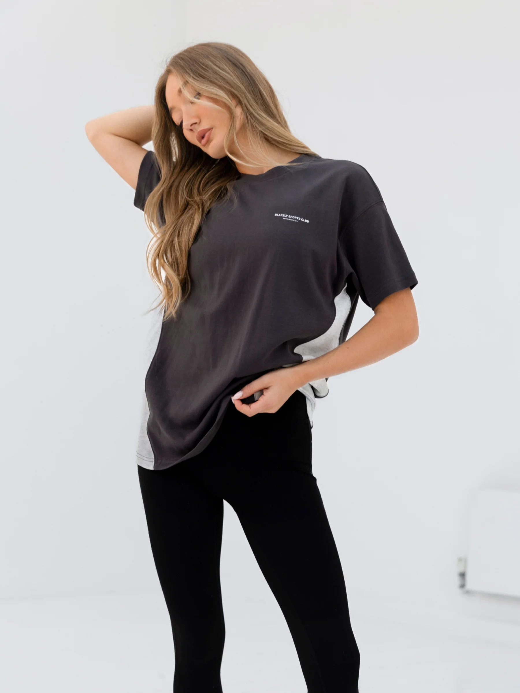 Panel Oversized T-Shirt - Graphite - Winsoncom