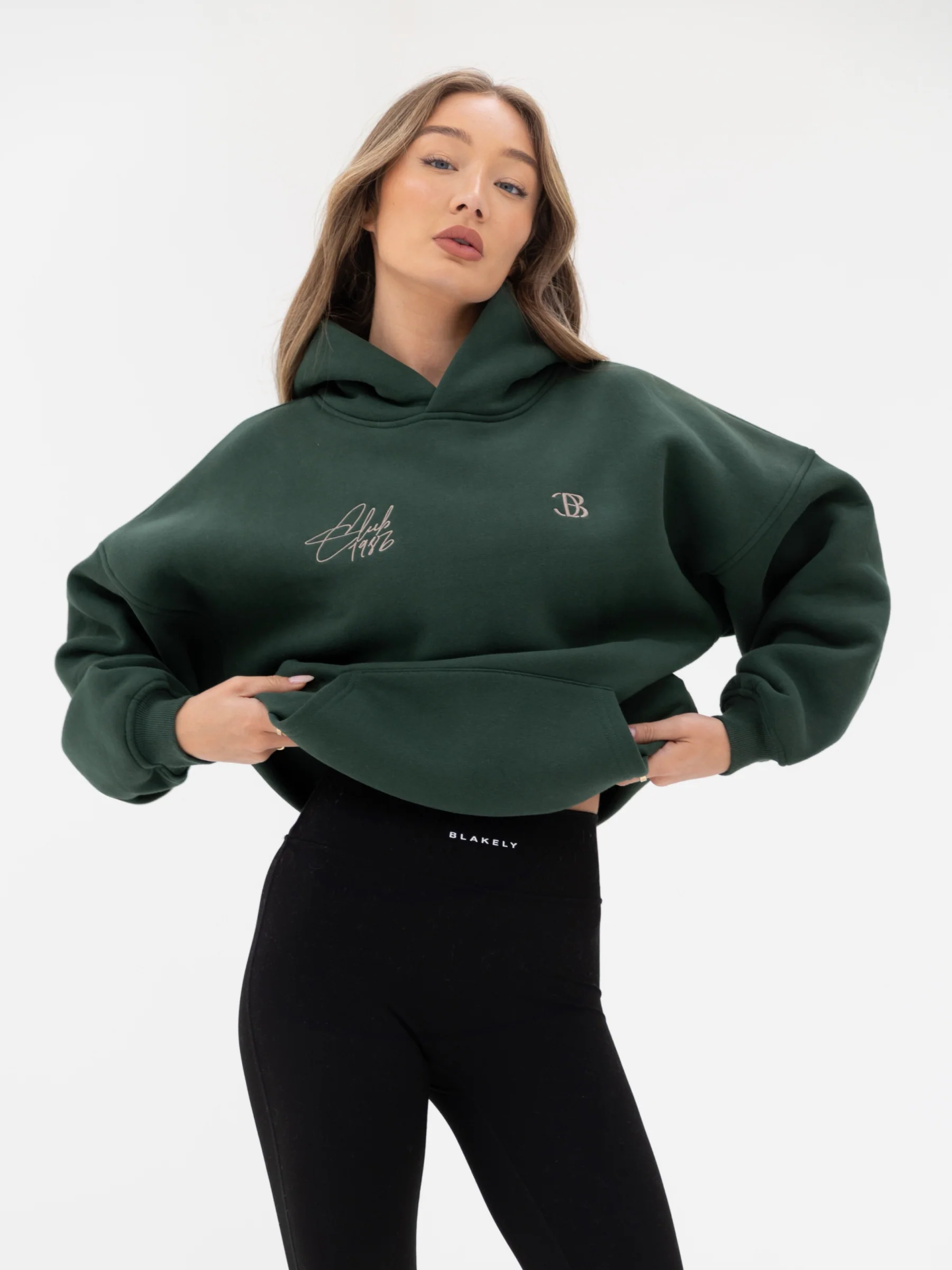 Club Oversized Hoodie - Forest Green - Winsoncom