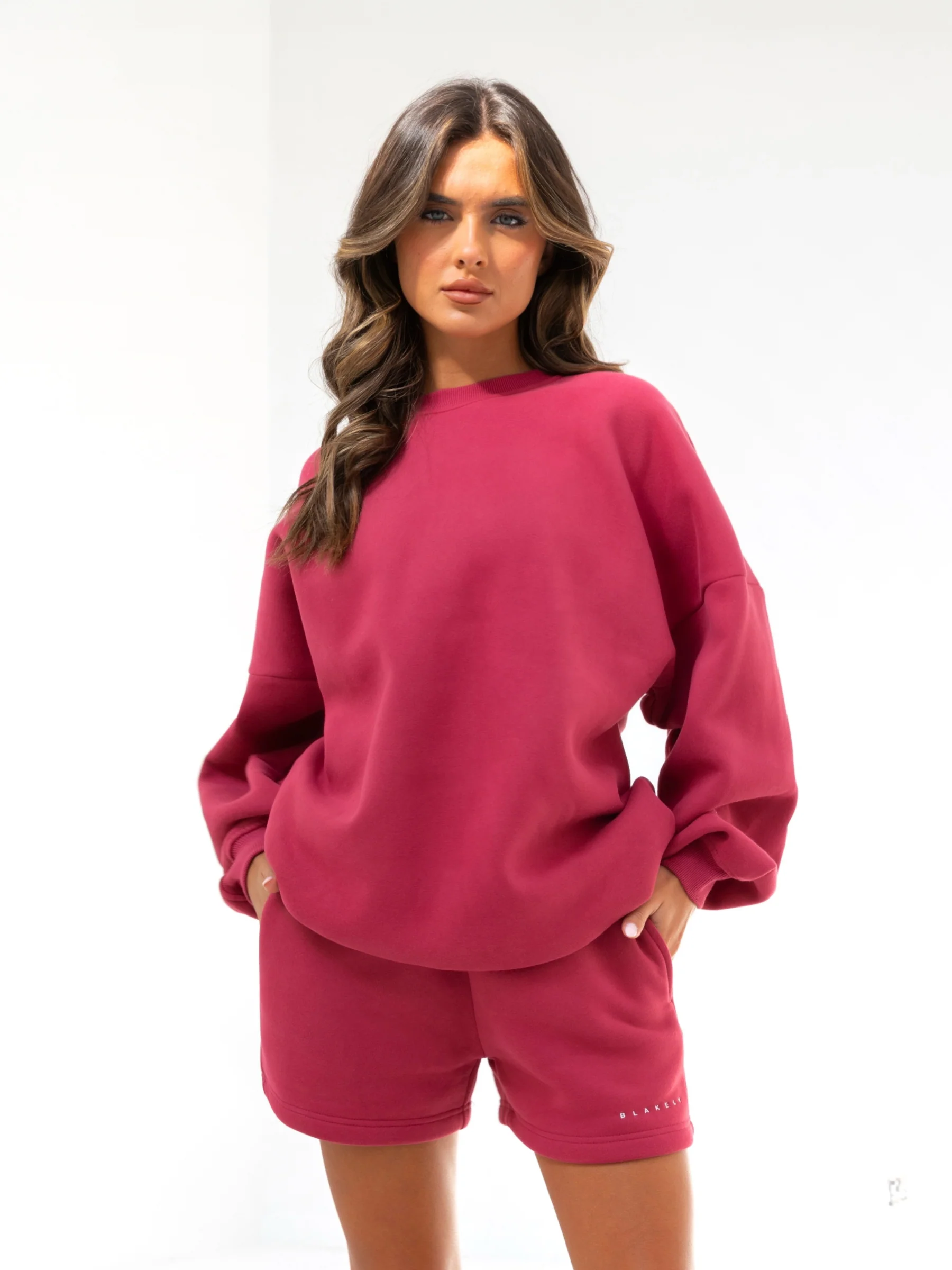 Isabel Oversized Jumper - Deep Pink - Winsoncom